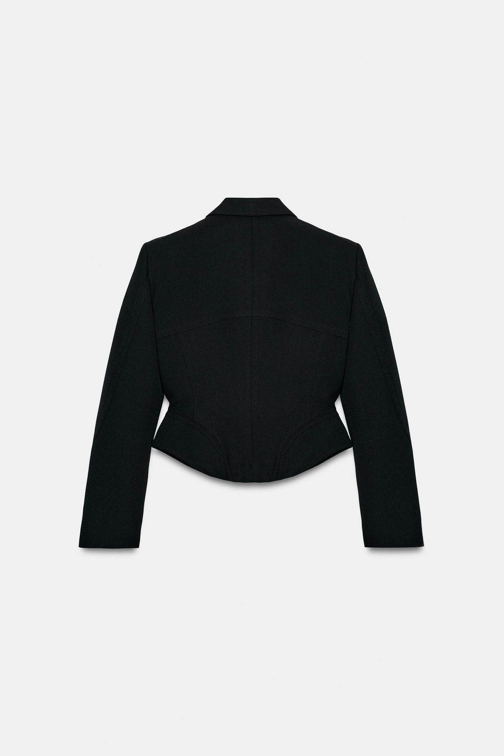 ZW COLLECTION SHORT BLAZER WITH TOPSTITCHING - Zara фото 21