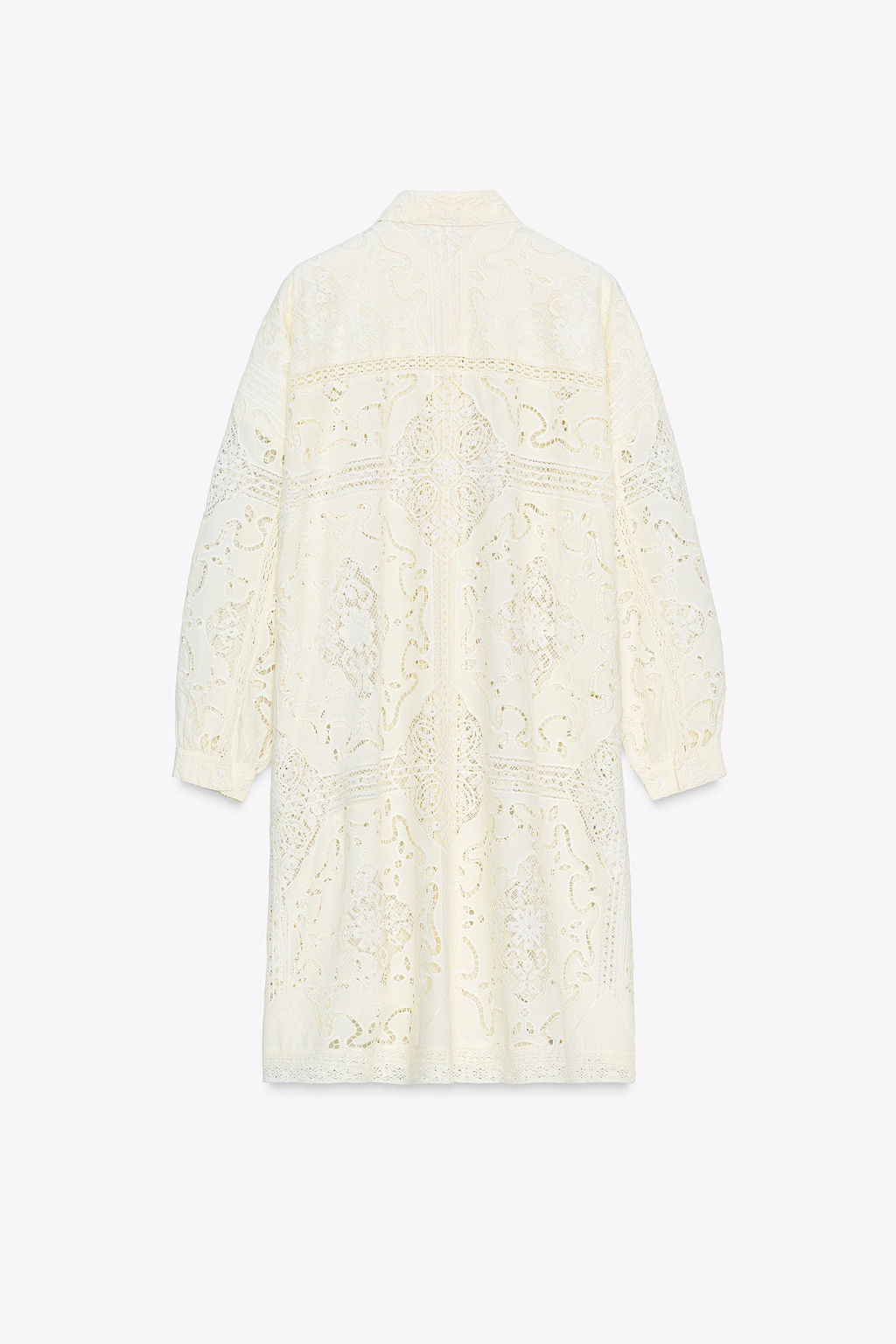EMBROIDERED SHIRT DRESS ZW COLLECTION - Zara фото 7