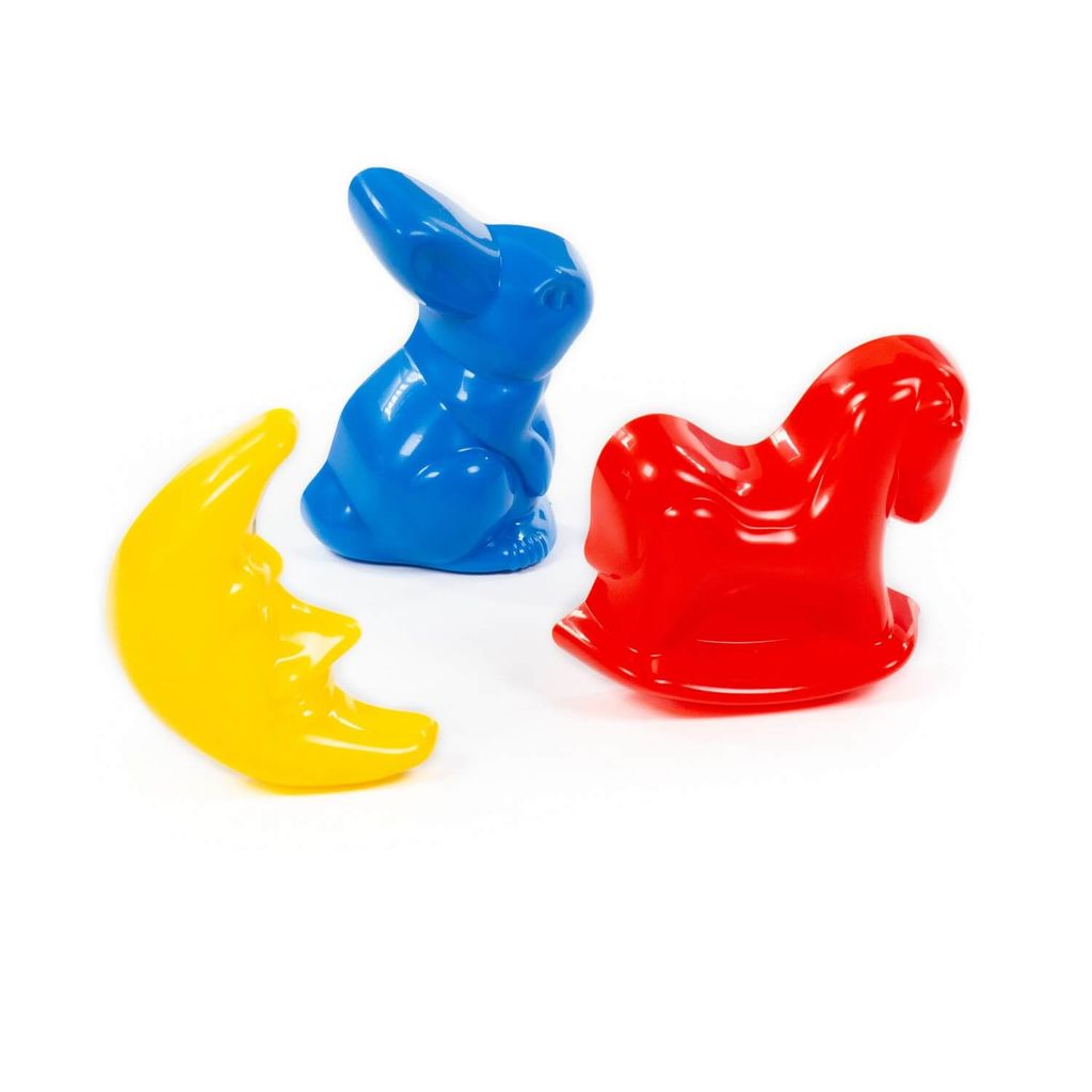 Формочки (заяц + лошадка + месяц) - Полесье фото 4