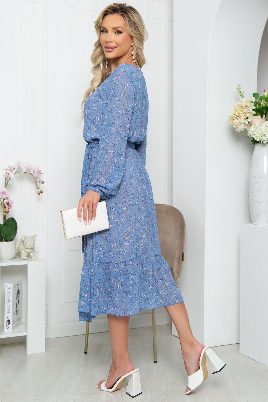 Платье Фортуна (голубое) П5326 - Lt collection фото 2