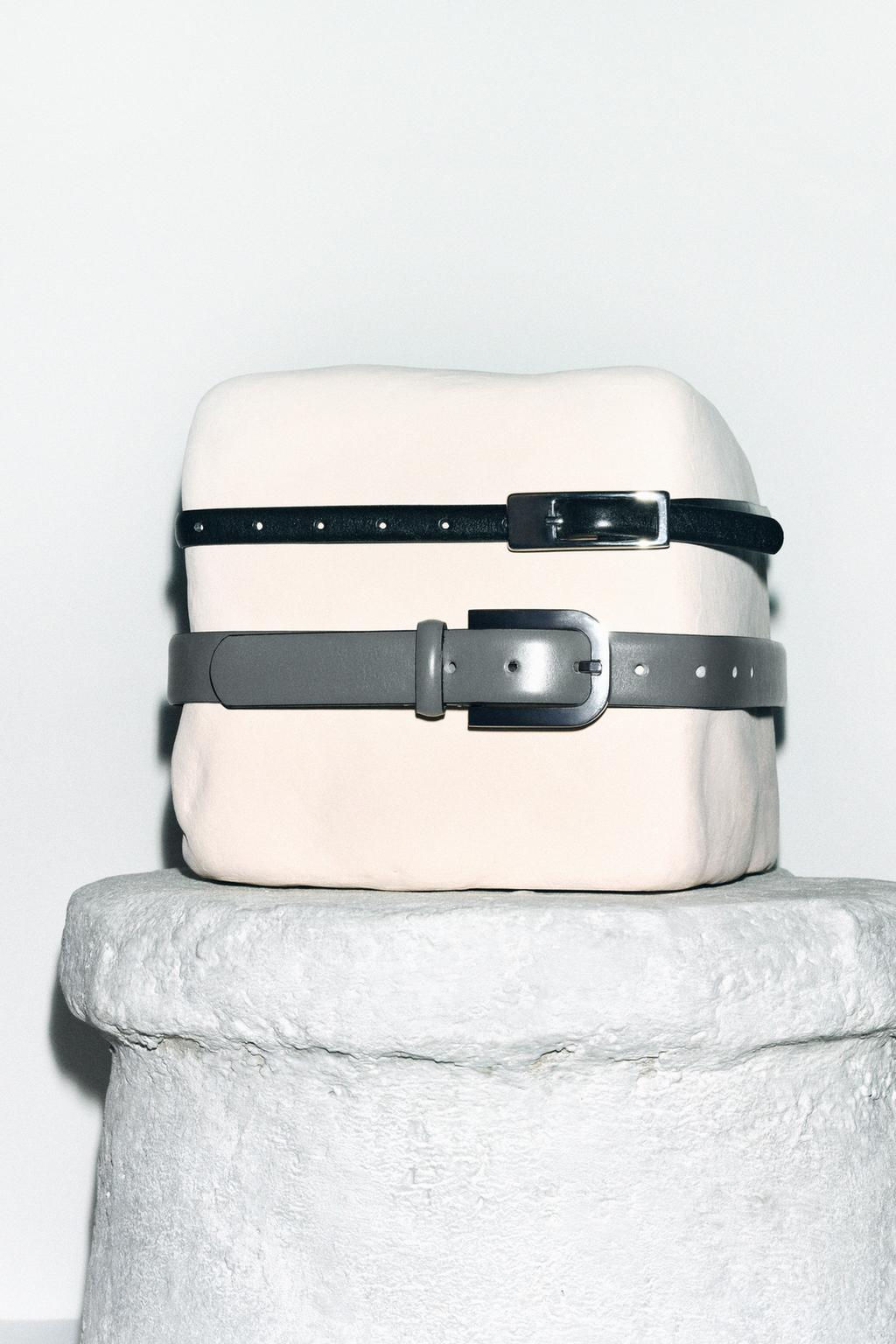 THIN LEATHER BELT - Zara фото 2