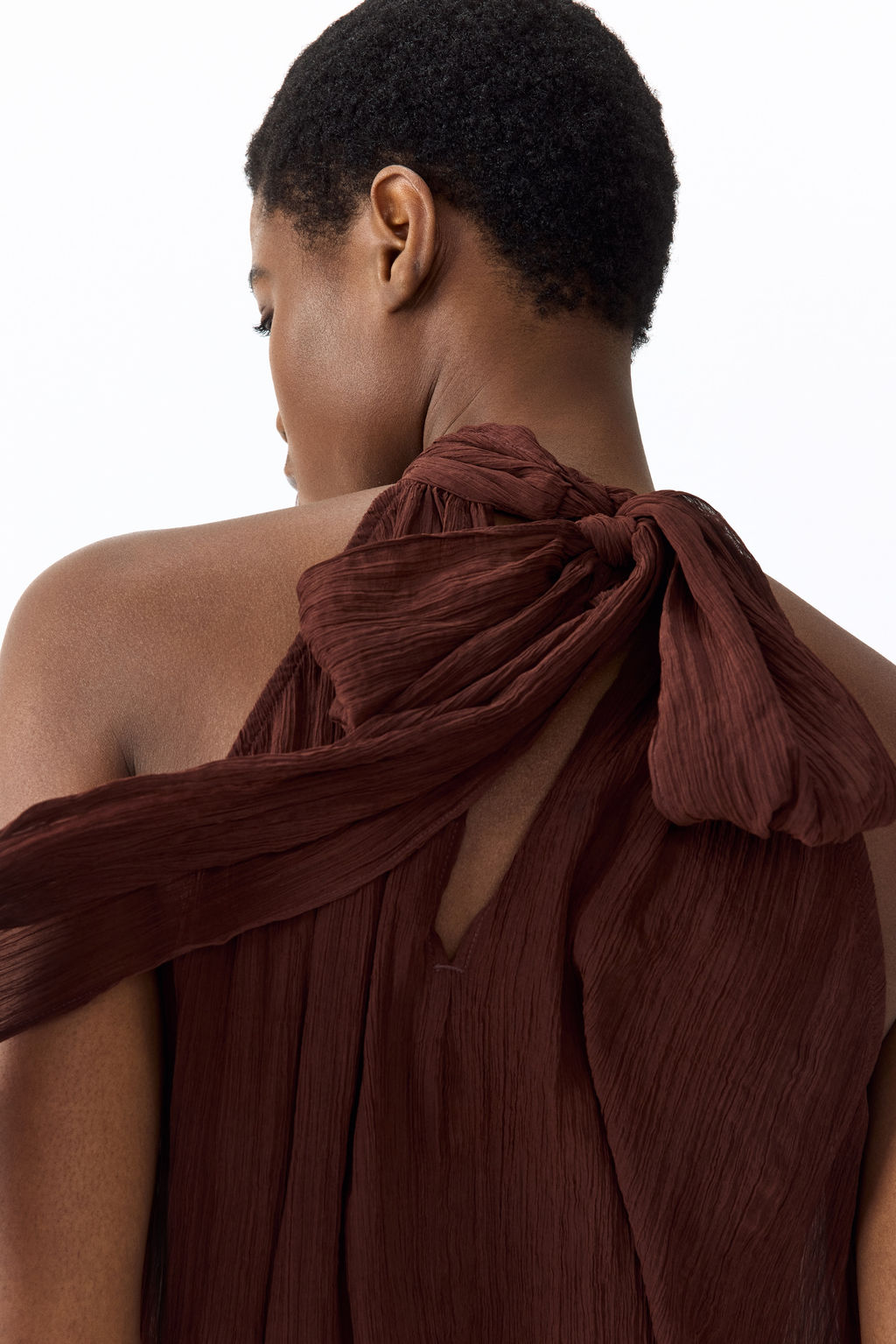 Top de gasa con cuello fular - H&m фото 6