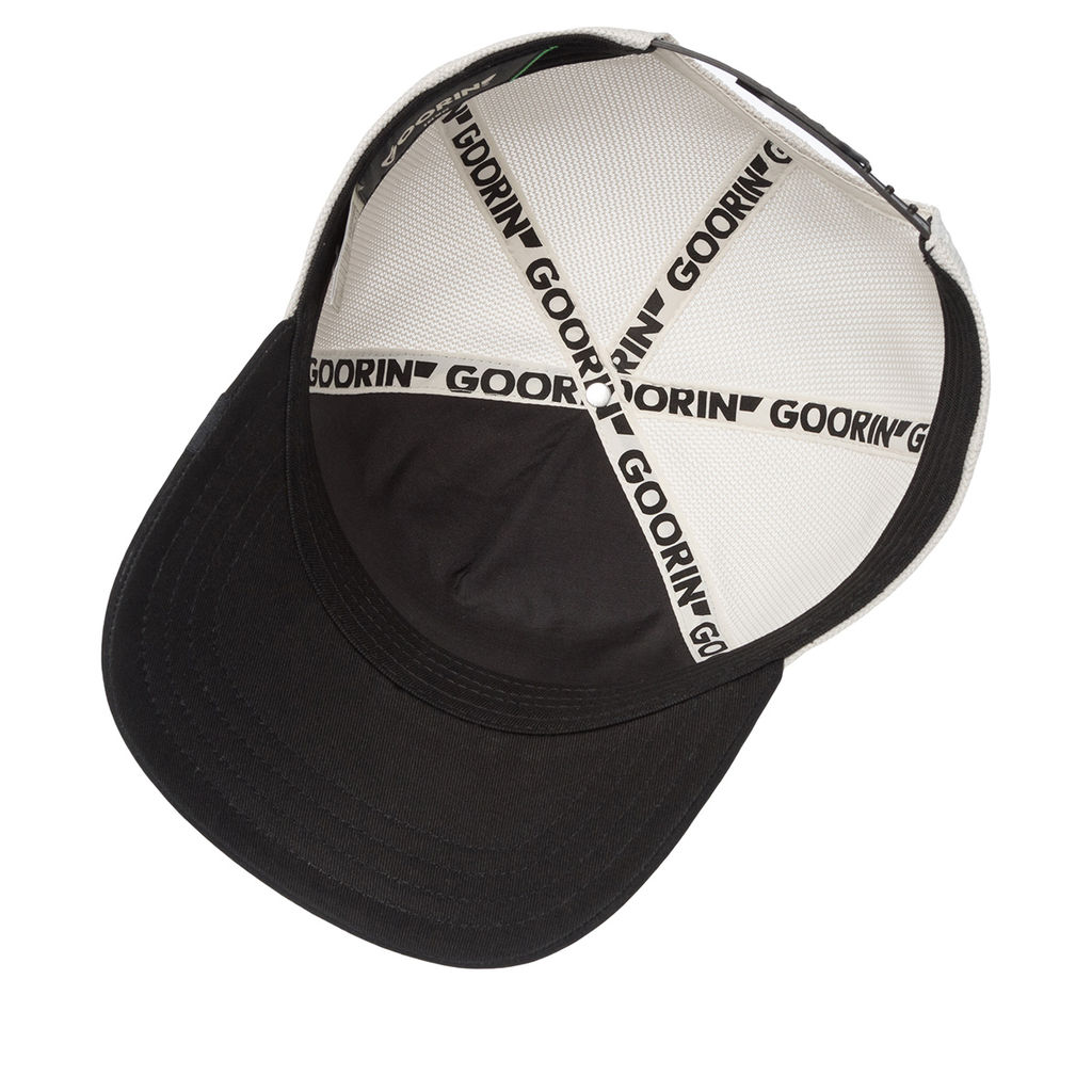 Бейсболка GOORIN BROTHERS арт. 101-2578 (белый / черный)  фото 2