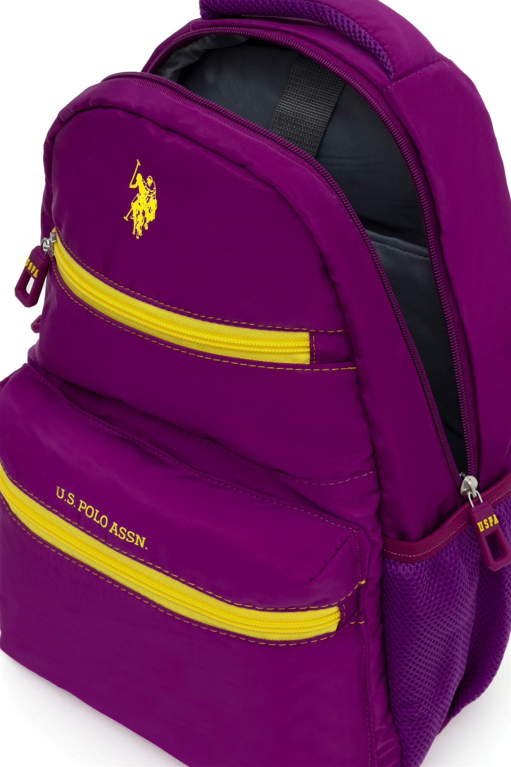Фиолетовая школьная сумка для девочки - U.s. polo assn фото 5