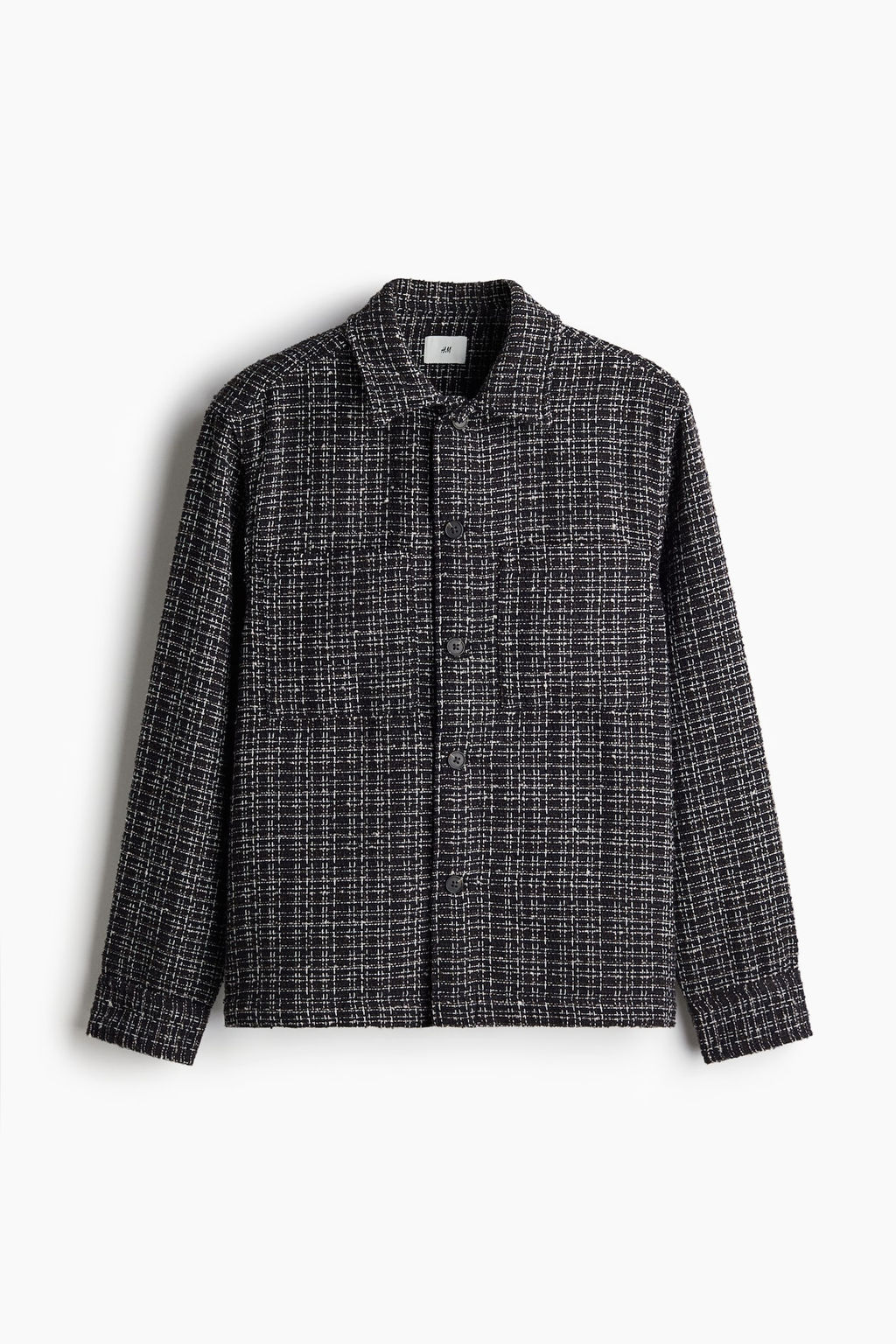 Sobrecamisa gofrada Regular Fit - H&m фото 6