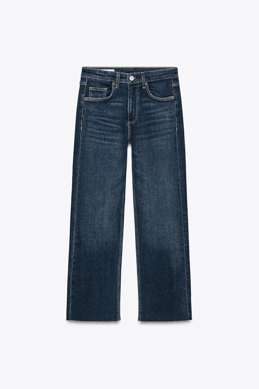 TRF CROPPED FLARE HIGH-WAIST JEANS - Zara фото 30