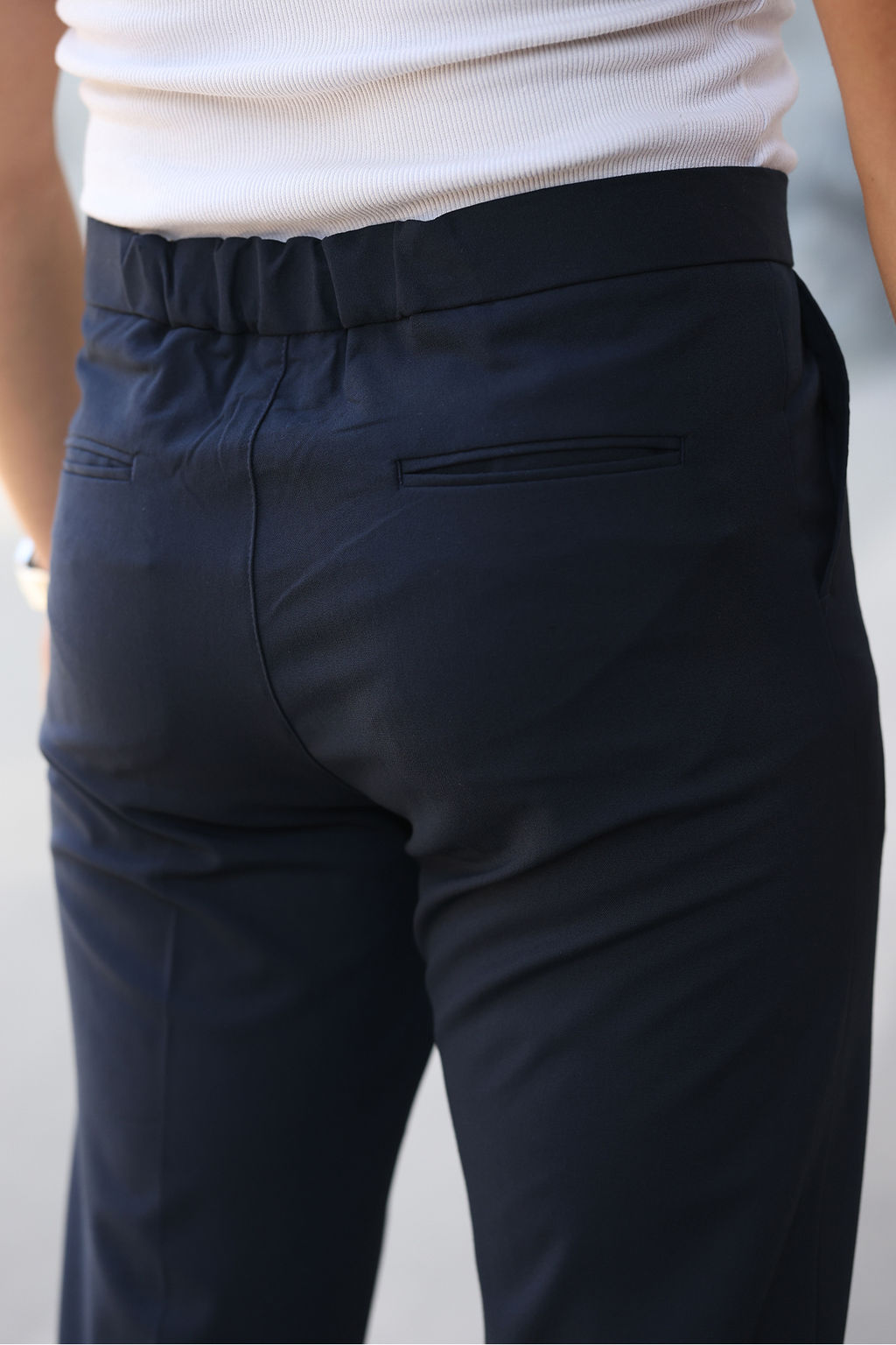 Lacivert Erkek Yeni Italyan Kesim Kumas Pantolon TMNAW26PL00016