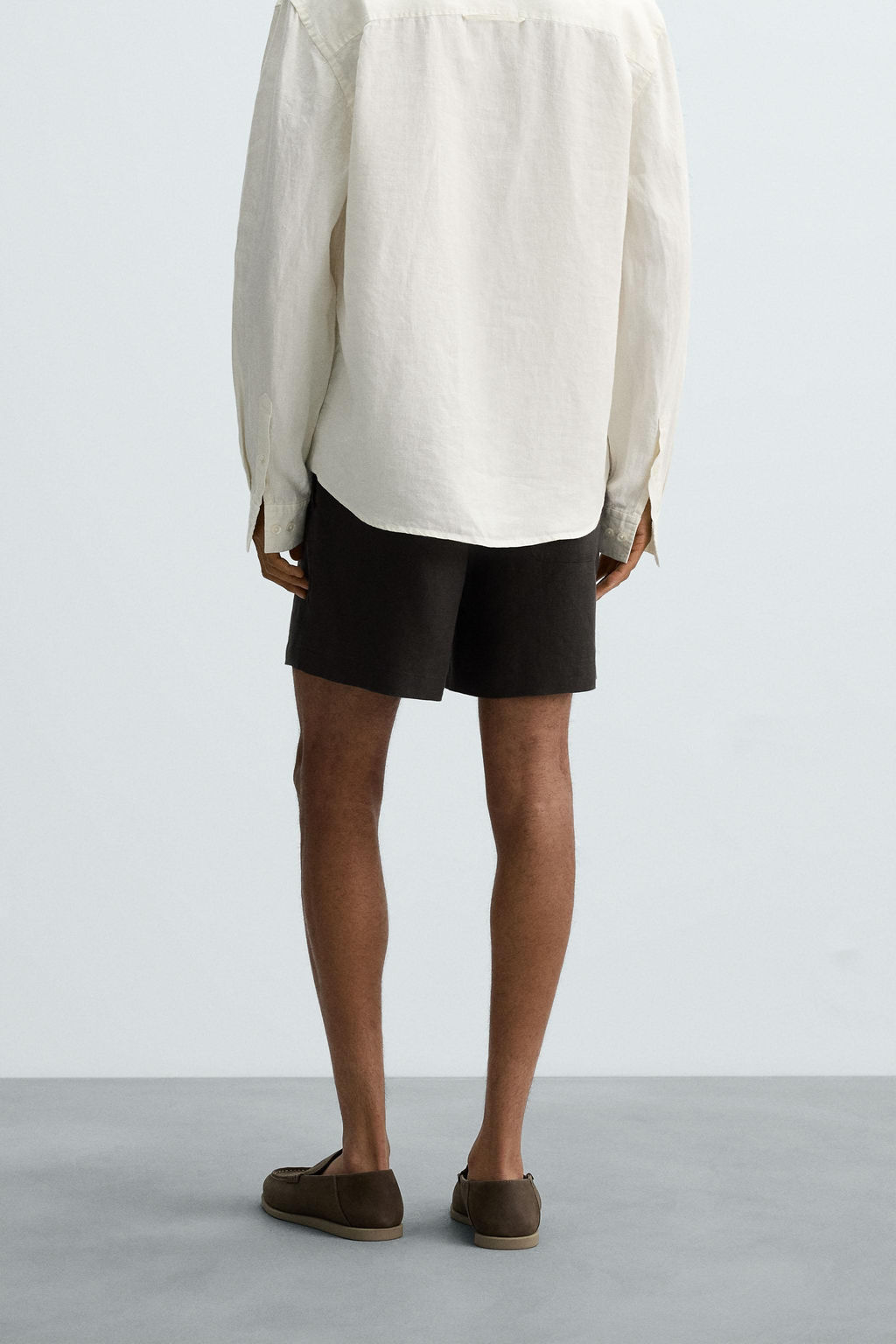 100% LINEN BERMUDA SHORTS - Zara фото 13