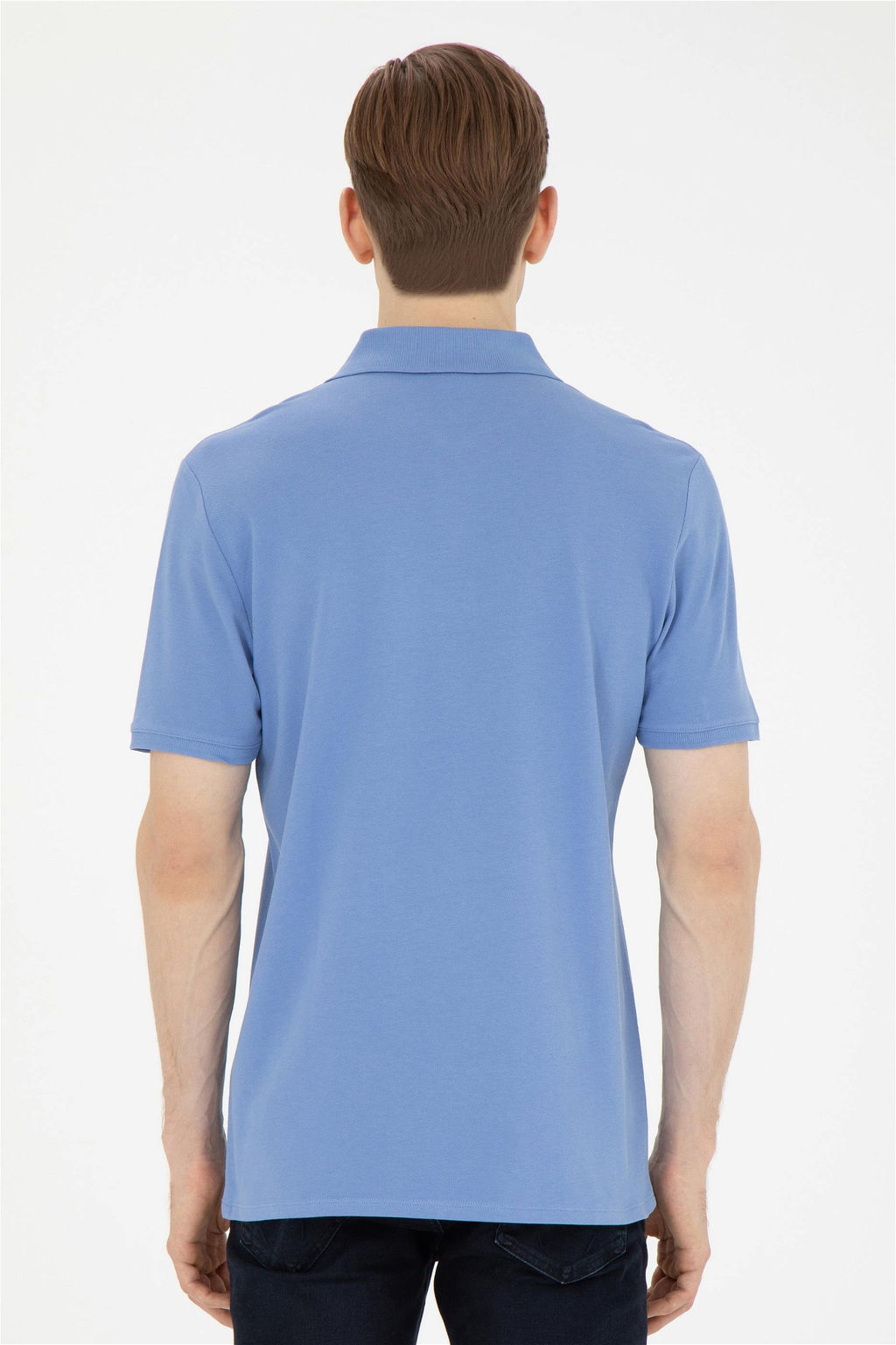 Мужская темно-синяя базовая футболка - U.s. polo assn фото 5