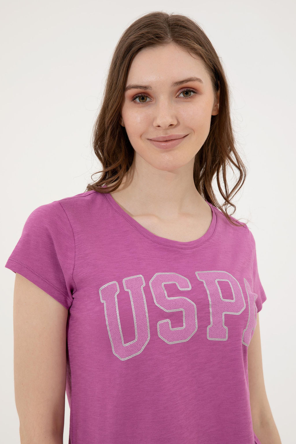 Kad_n Menek_e Bisiklet Yaka Ti__rt - U.s. polo assn фото 2