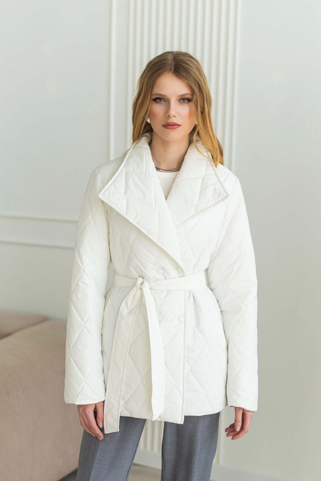 Куртка Домали (белый) - Nadi bordo фото 3