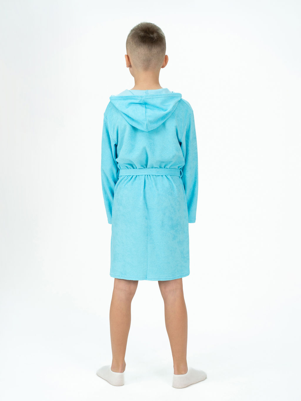 Халат детский светло-бирюзовый 900/1 (98, 56)