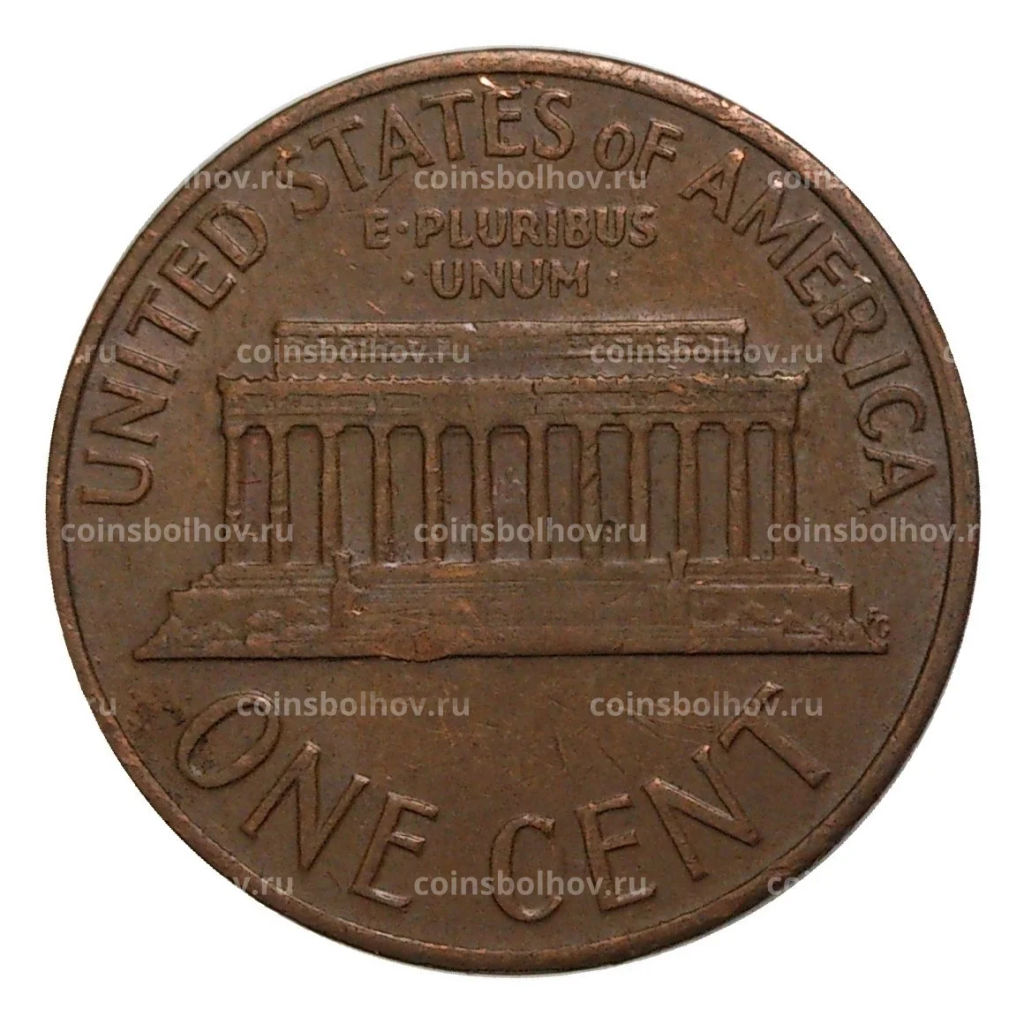 1 цент 1968 года D