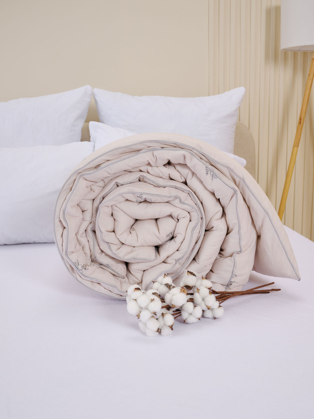 Одеяло всесезонное Хлопковое - Лен 140х205