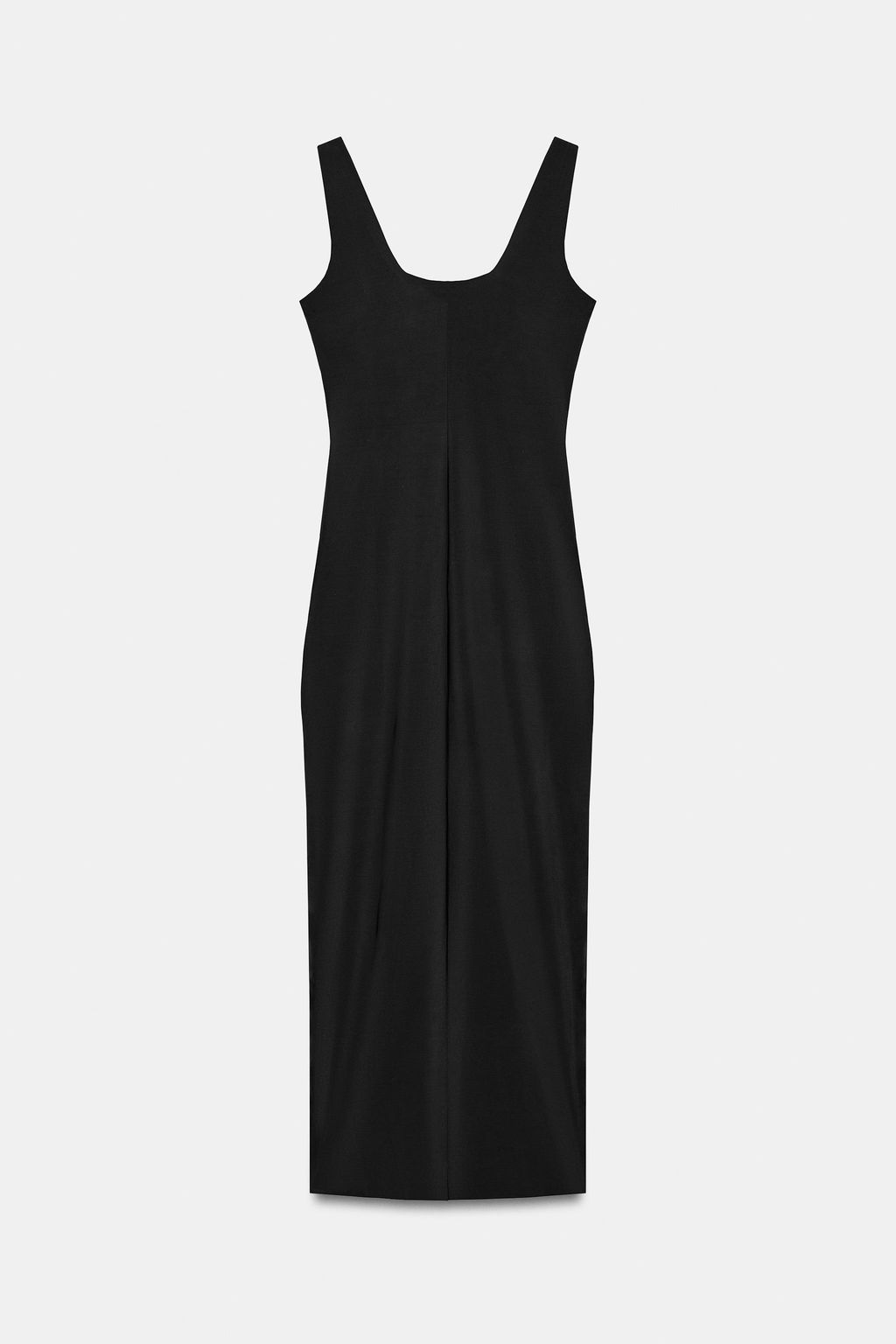 VESTIDO MIDI ENTALLADO / Negro - Zara фото 7