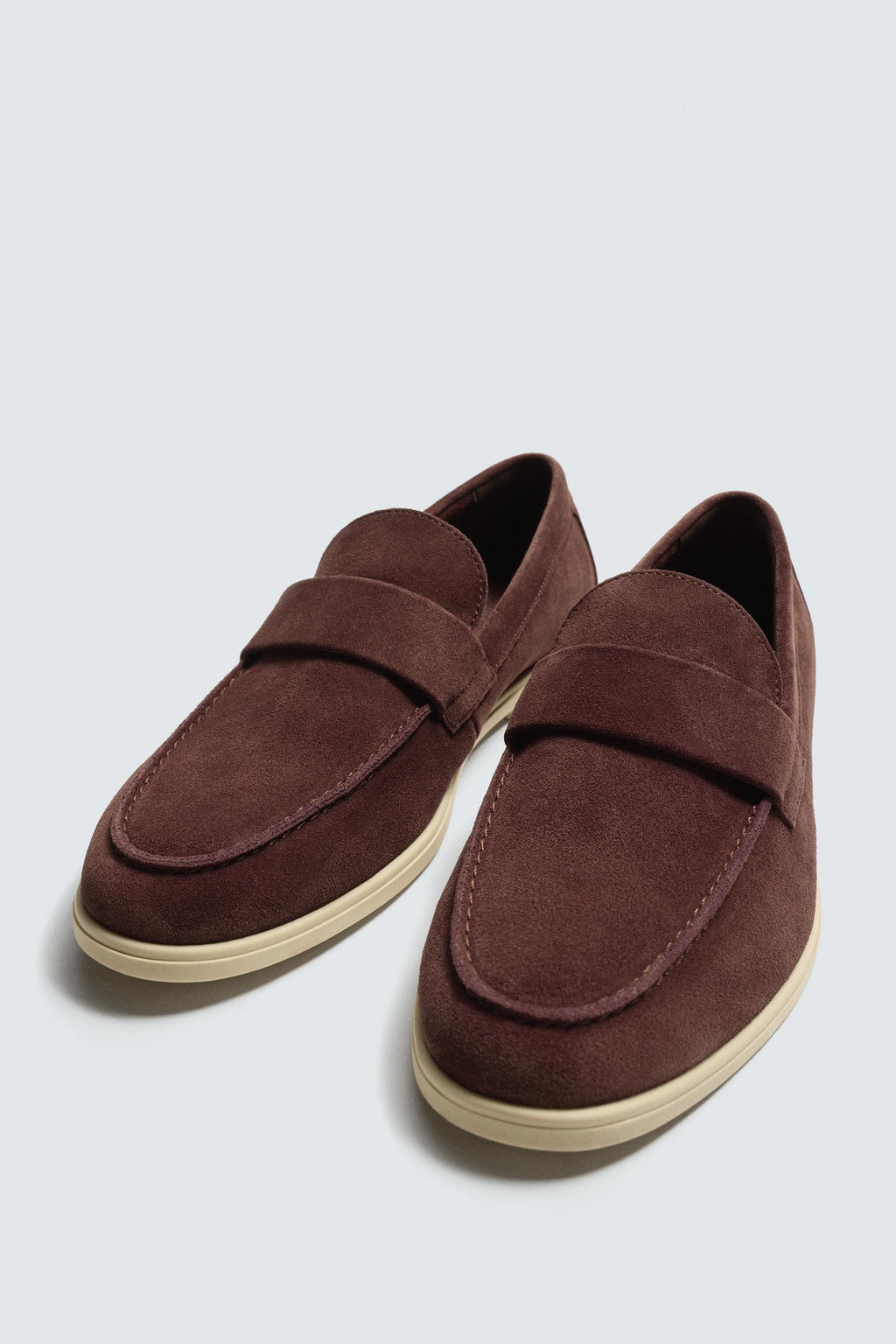 MOCAS?N PIEL CASUAL / Rojo Burdeos - Zara фото 5