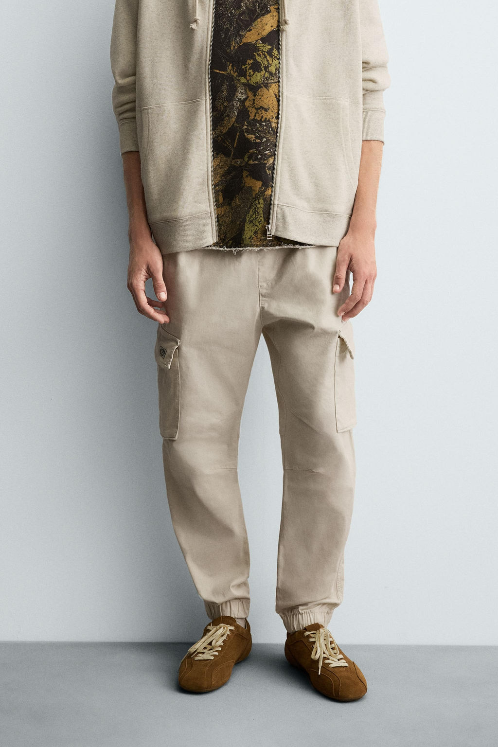 PANTAL?N CARGO SLIM FIT / Hielo - Zara фото 10