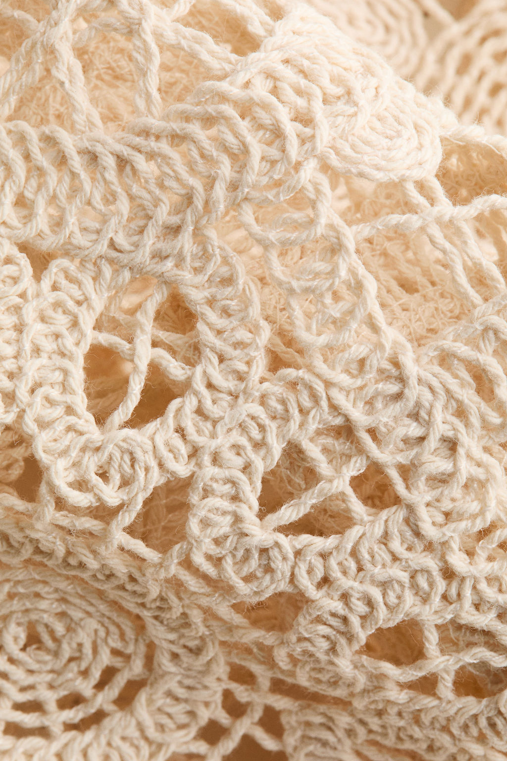 Vestido de algod?n efecto crochet - H&m фото 5