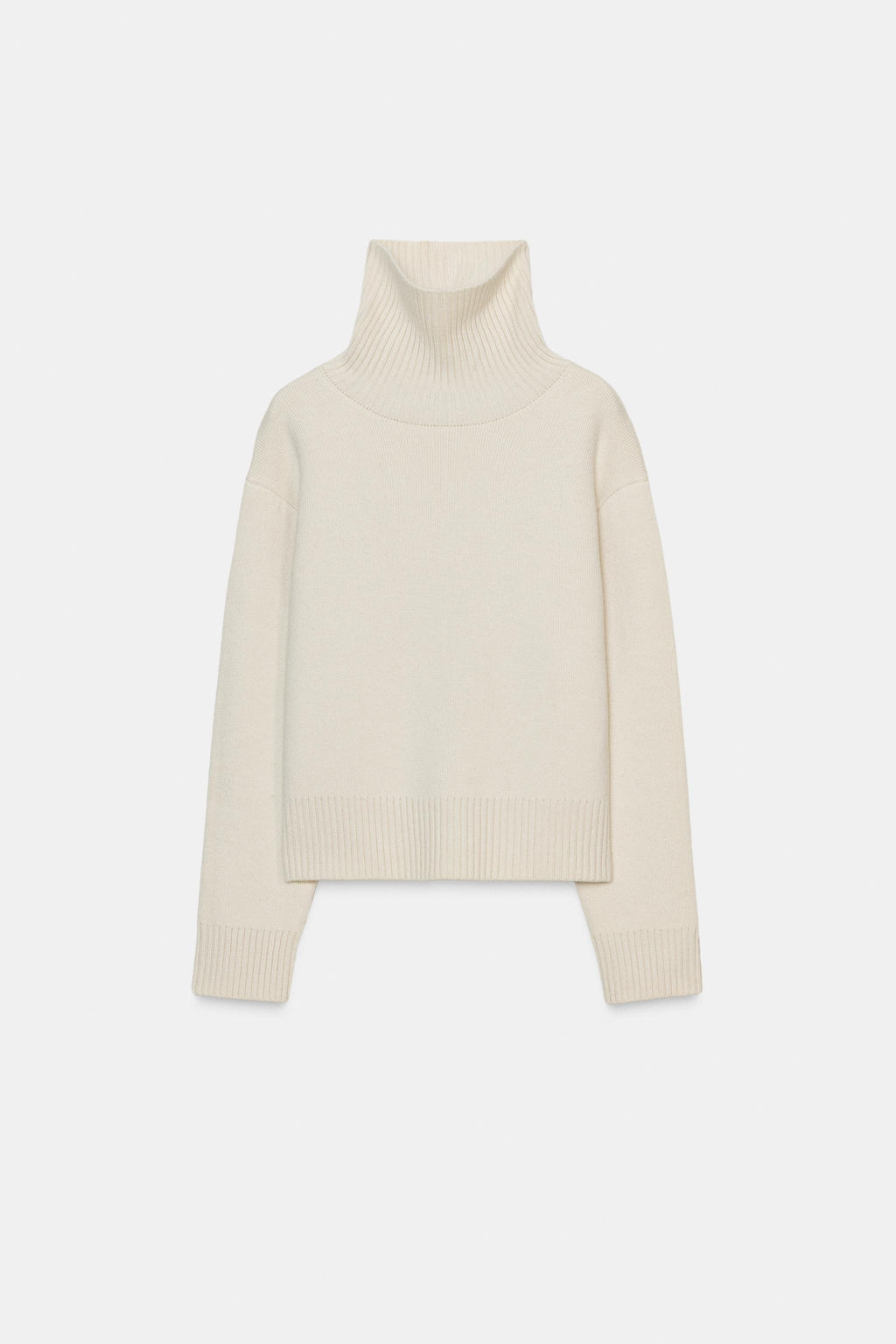 WOOL HIGH NECK JUMPER - Zara фото 8