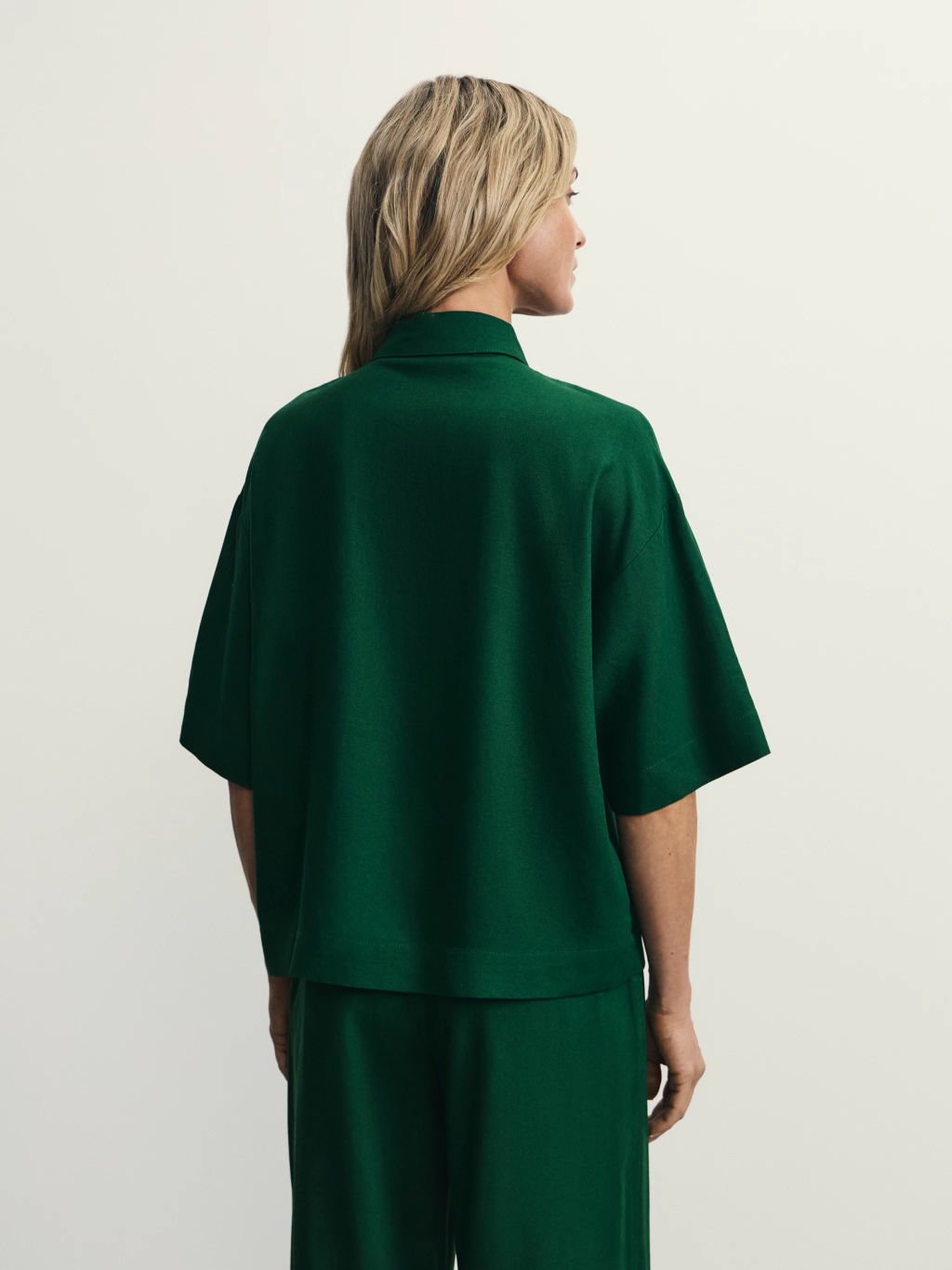 Льняная рубашка прямого кроя / Zarina  фото 6