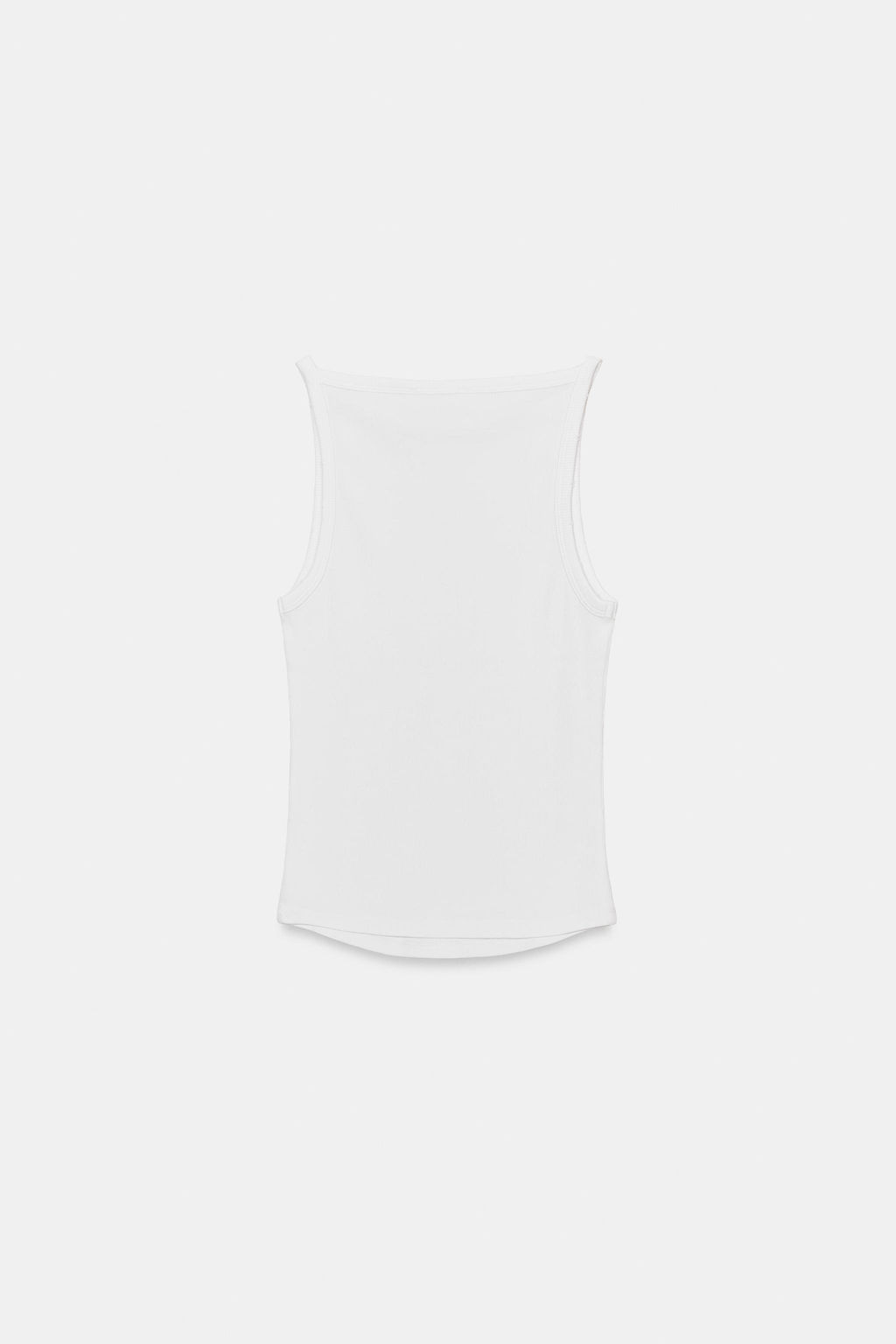 FADED-EFFECT RIBBED HALTER TOP - Zara фото 2