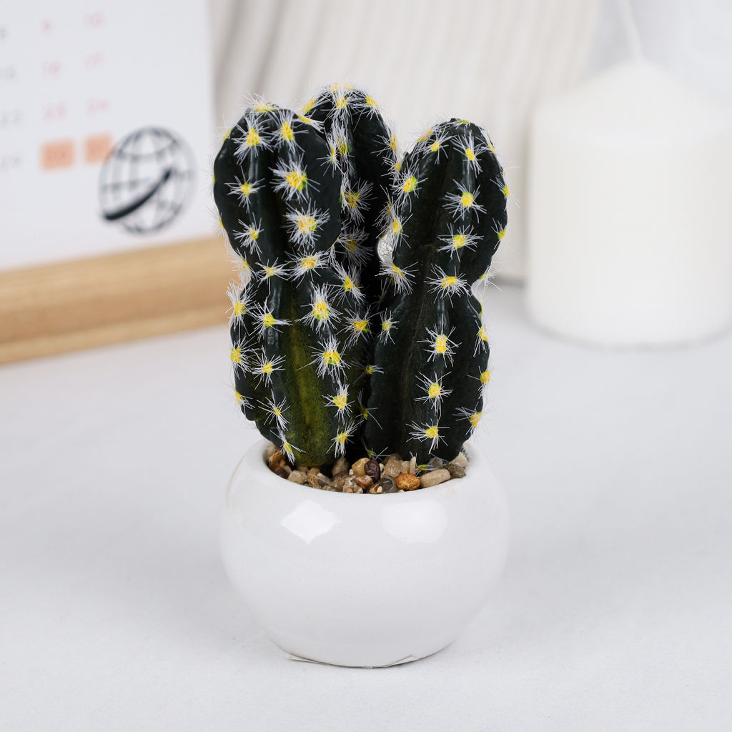 Цветочная композиция Кактус / WER-10 /уп 12/192/ микс