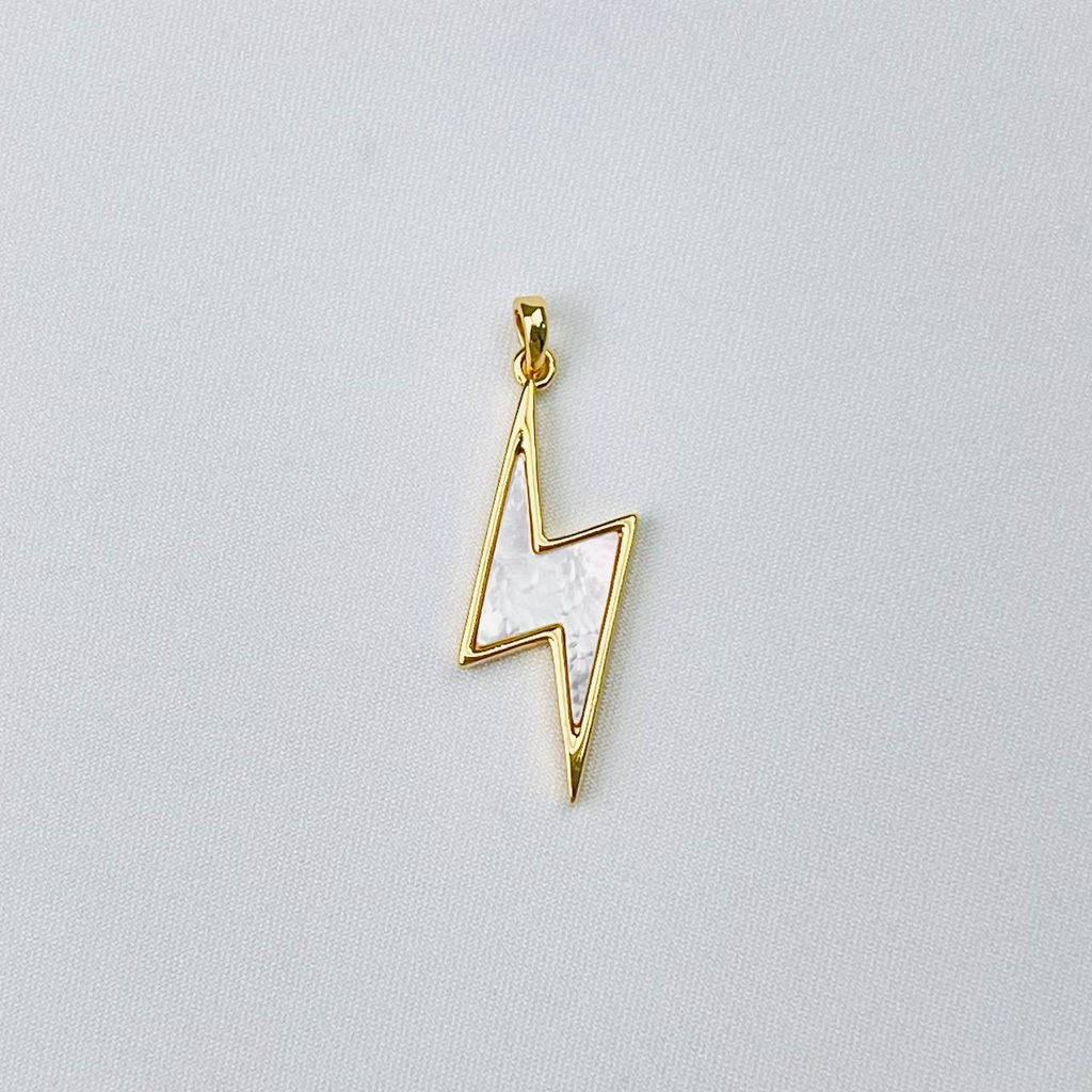 Подвеска перламутровая "Молния" (1 шт)