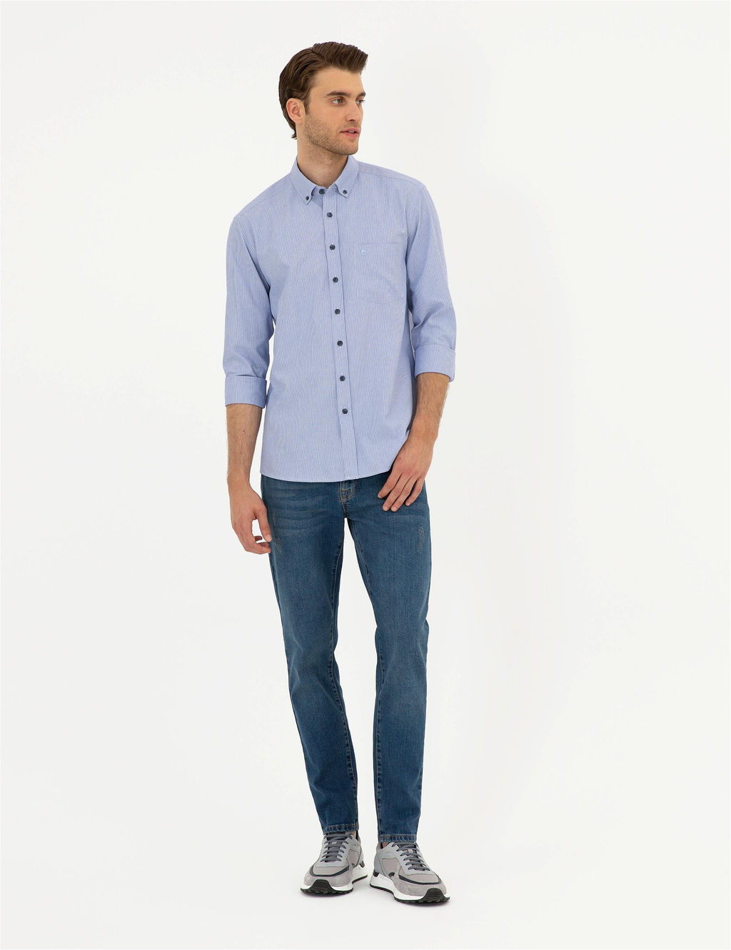Saks Regular Fit Uzun Kollu G_mlek