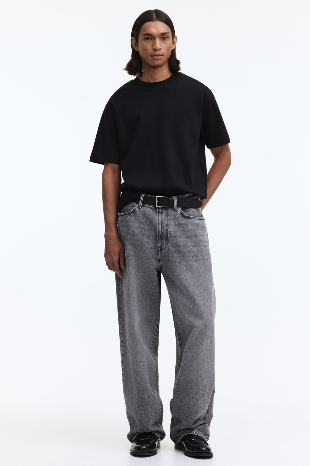 Camiseta interlock Loose Fit - H&m фото 8