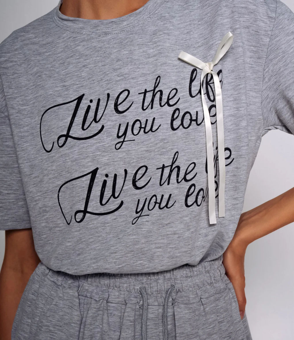 Костюм #КТ6631 (3), серый меланж