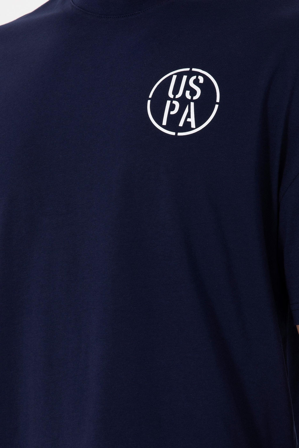 Футболка U.S. Polo Assn темно-синяя из хлопка фото 21