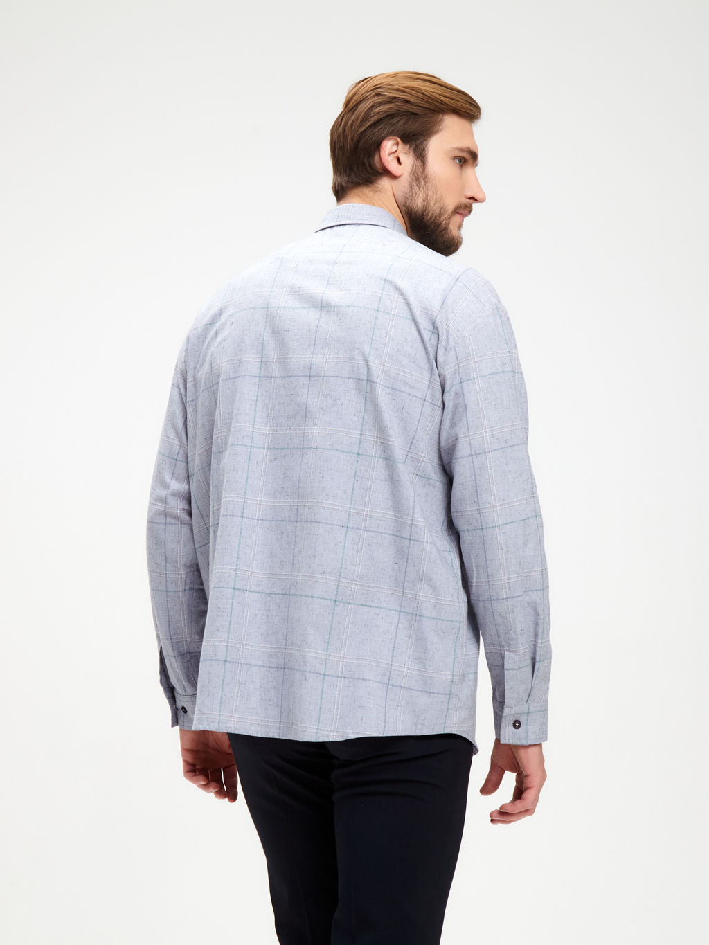 Сорочка мужская длинный рукав GREG S345/111/4601/P/1  фото 4