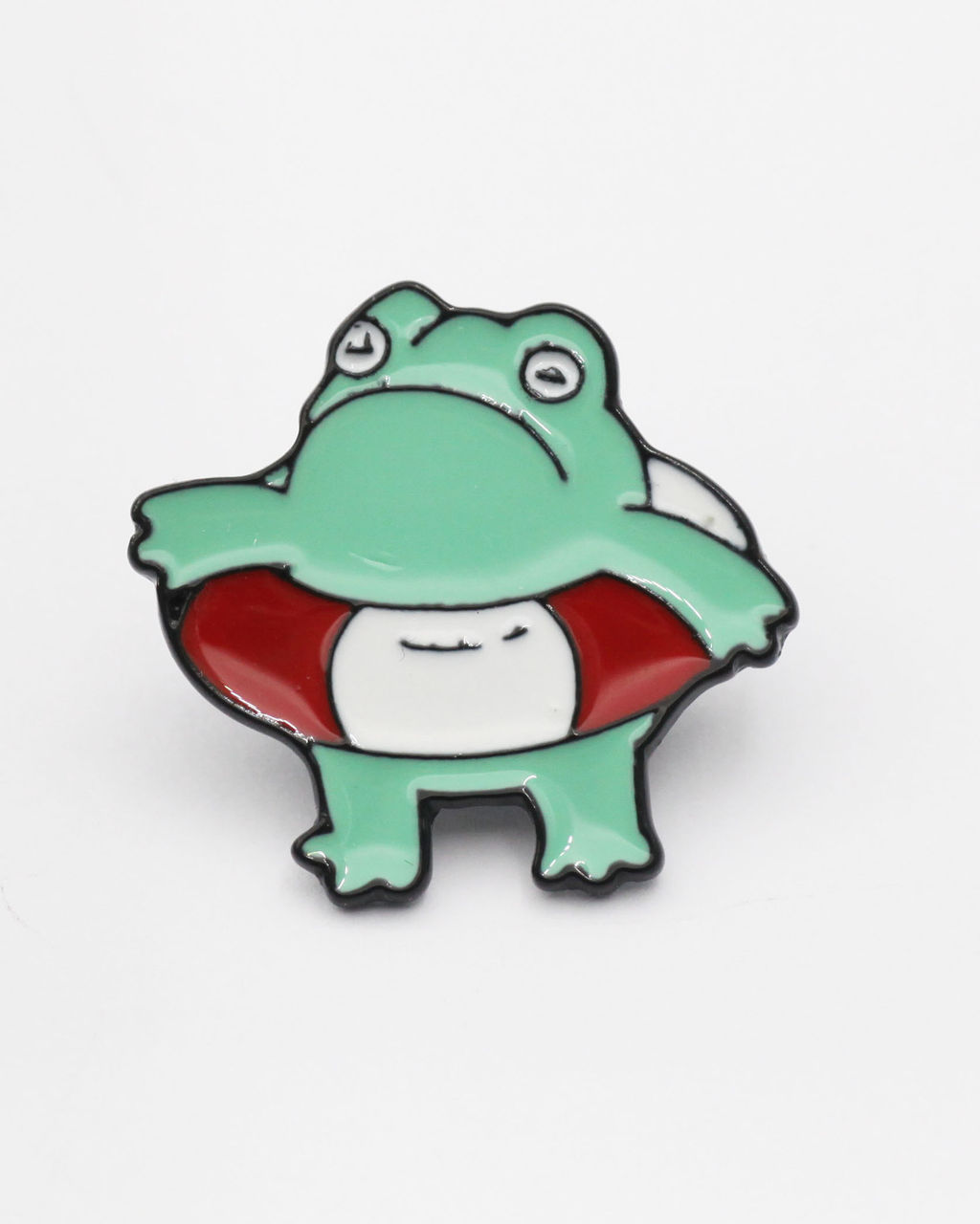 Металлический значок Лягушонок в круге - Krumpy фото 2
