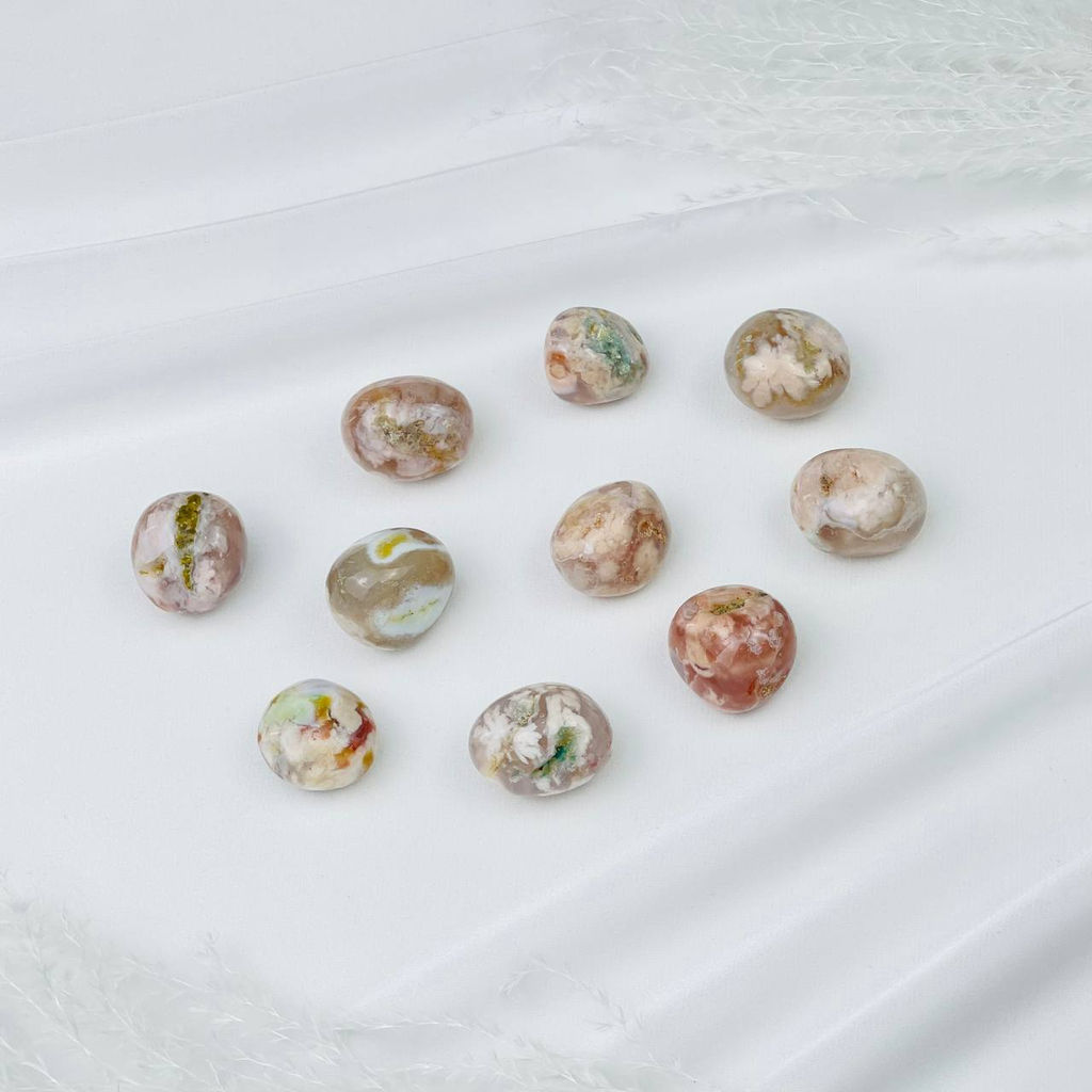 Галтовка из цветочного Агата