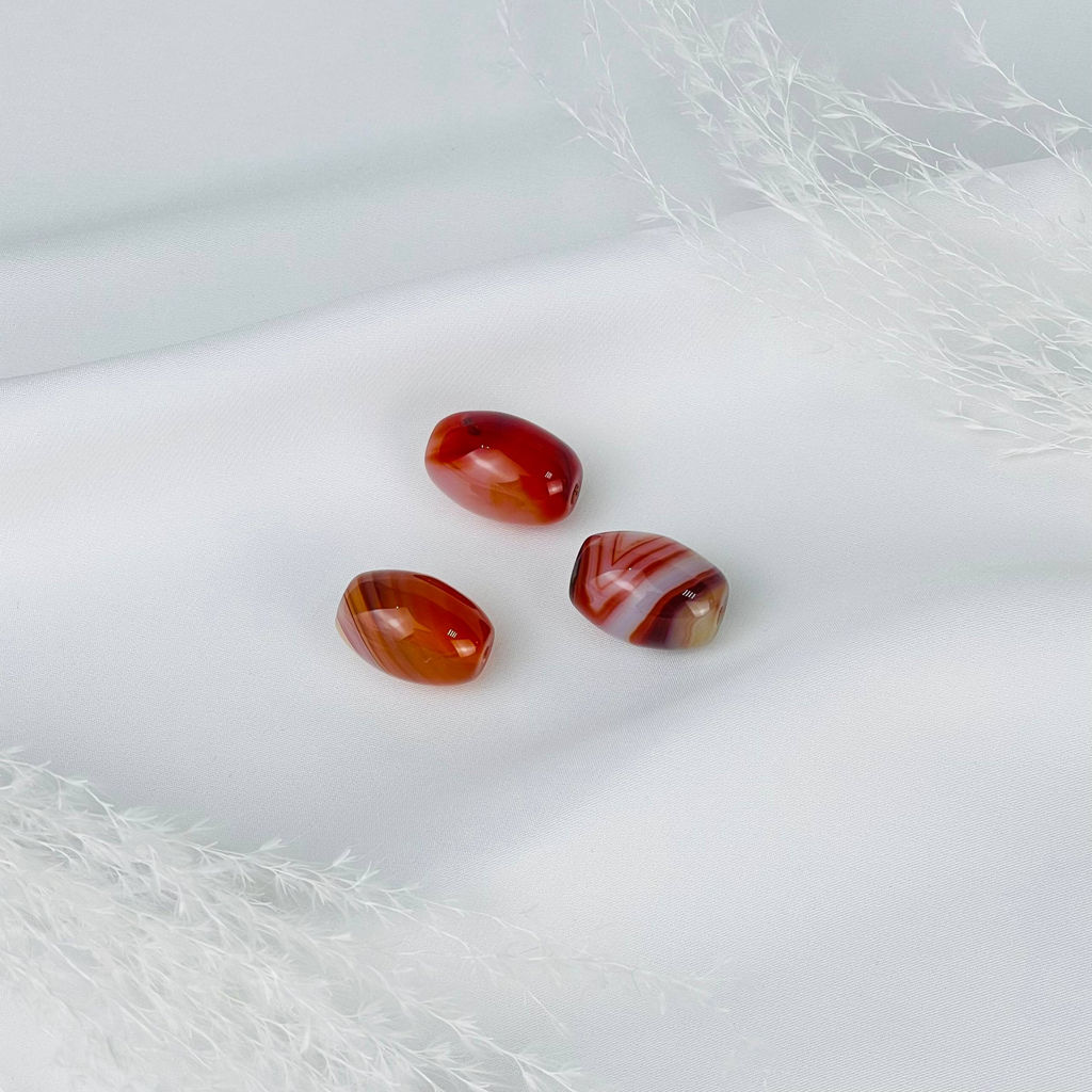 Бусины для украшений из Сердолика (3 шт)