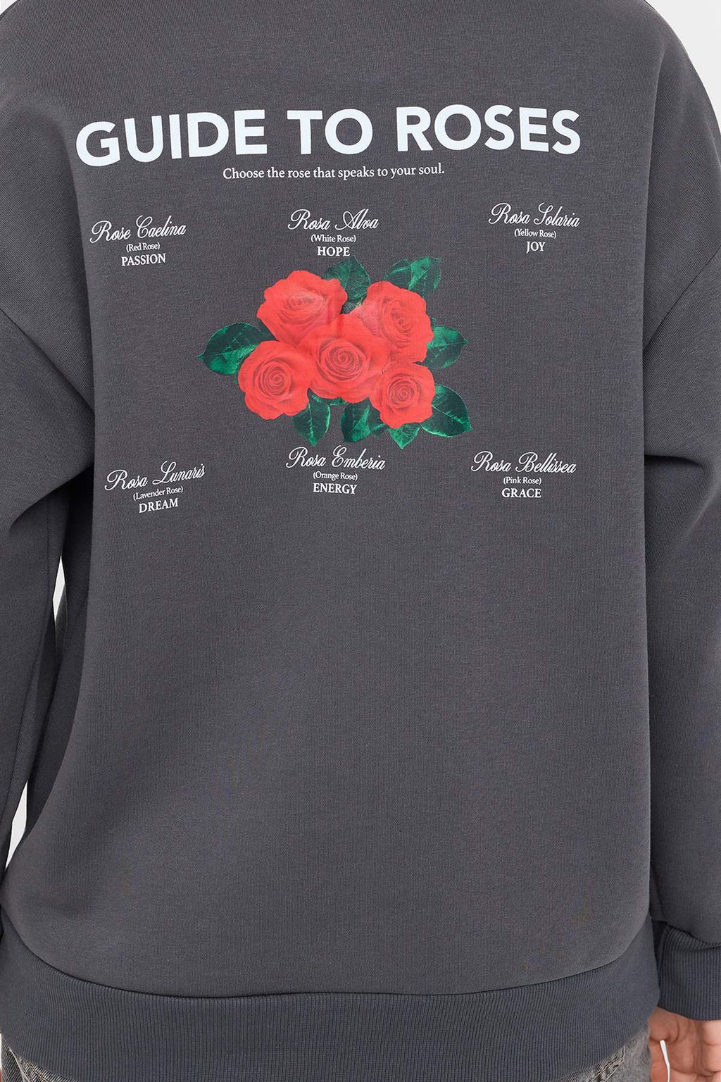 Teen Antrasit Orme Sweatshirt TWOAW26SW00063 - Trendyolmilla фото 4