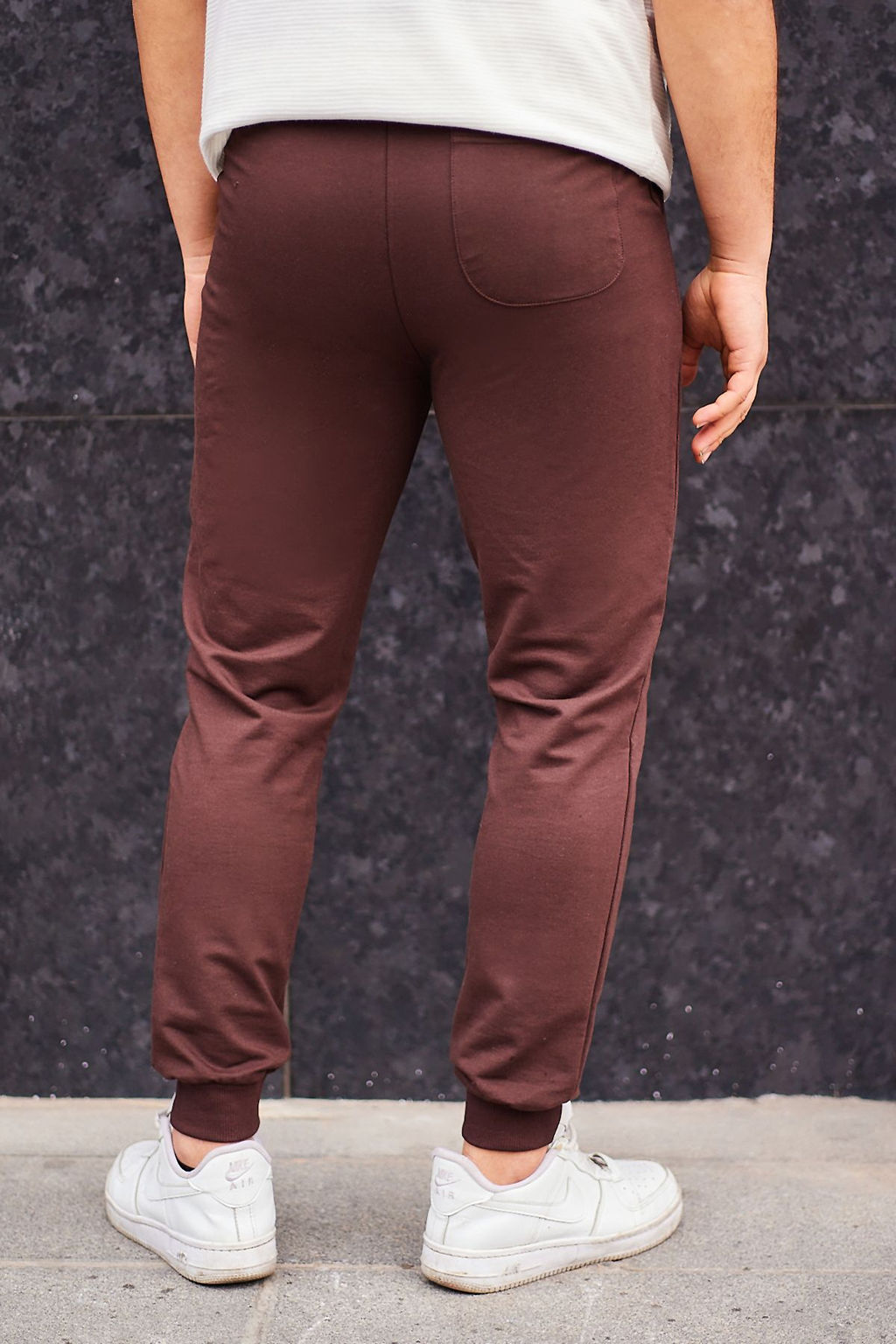 Kahverengi Basic Regular/Normal Kesim Lastik Paca Jogger Esofman Alt? TMNSS20EA0053