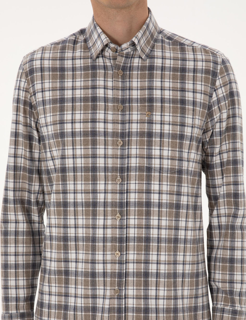 Kahverengi Regular Fit Uzun Kollu G_mlek - Pierre cardin фото 6