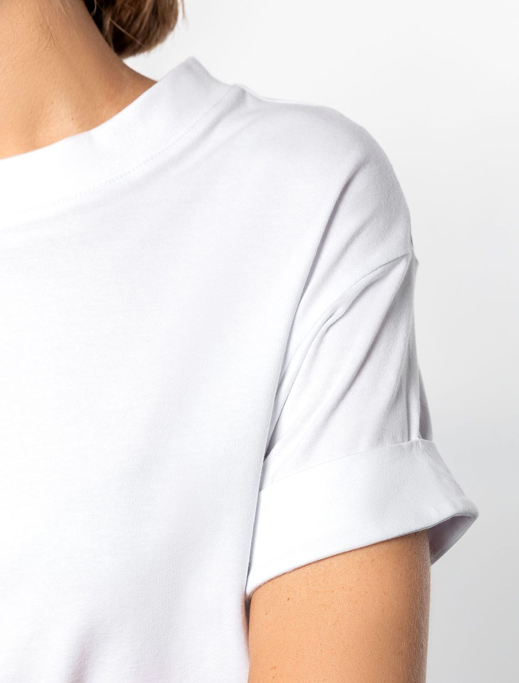 Футболка из премиального хлопка с эластаном - Vilatte фото 2