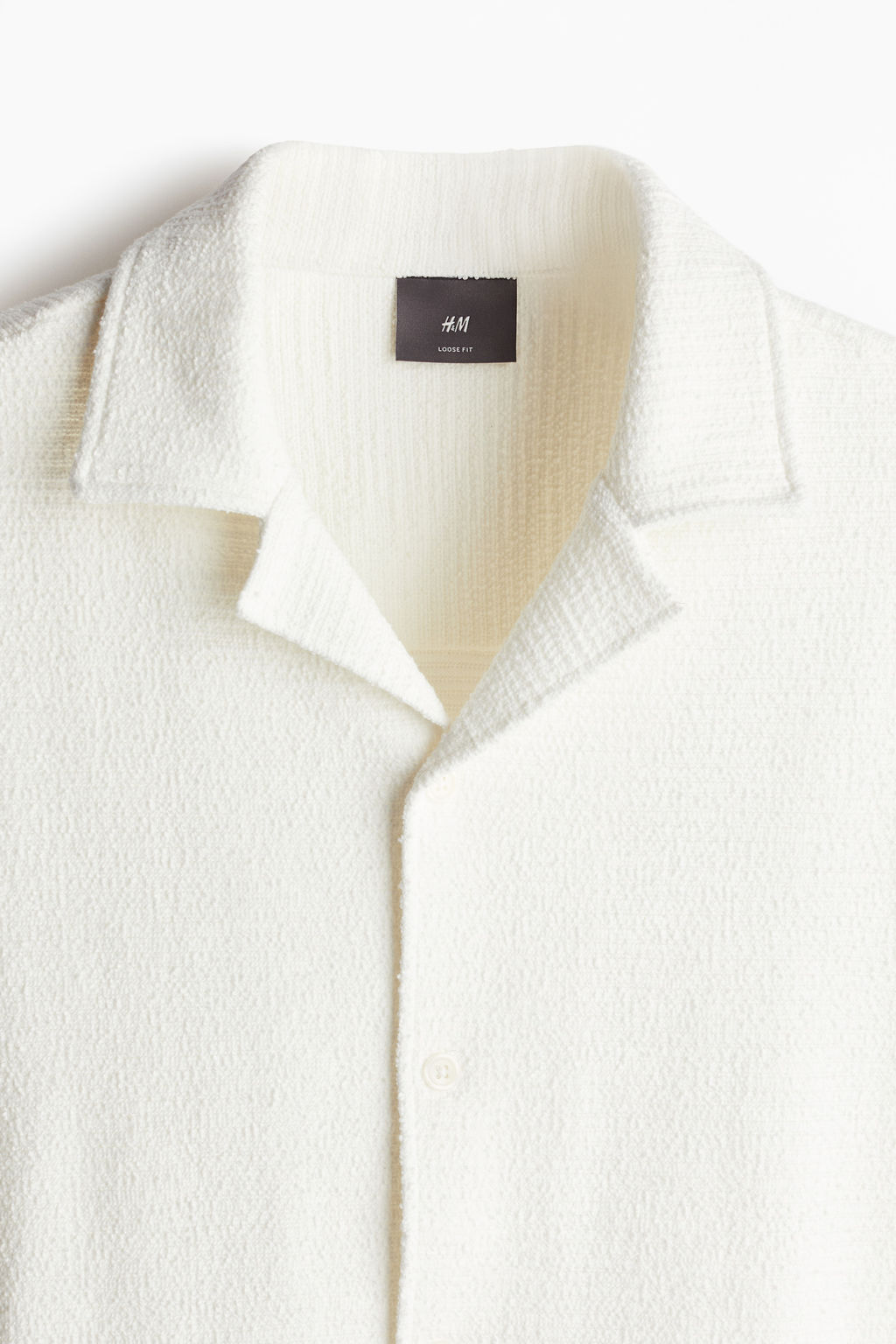 Camisa resort con textura Loose Fit - H&m фото 2