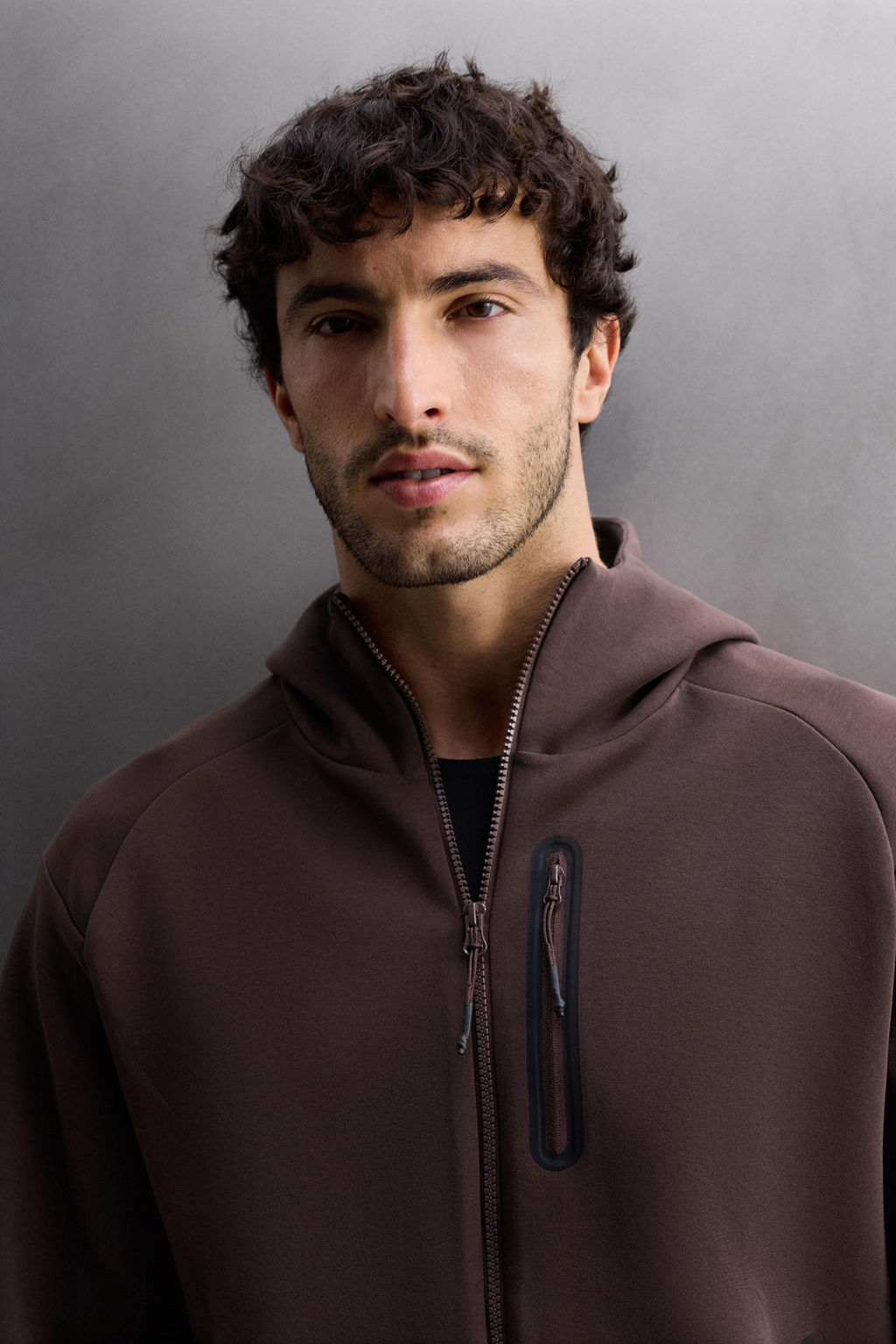 TECHNICAL ZIP-UP HOODIE - Zara фото 5