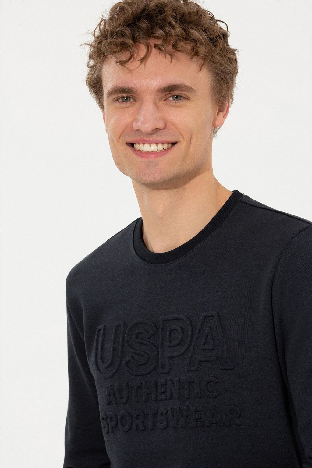 U. S. Polo Assn / Мужской темно-синий свитшот - U.s. polo assn фото 2