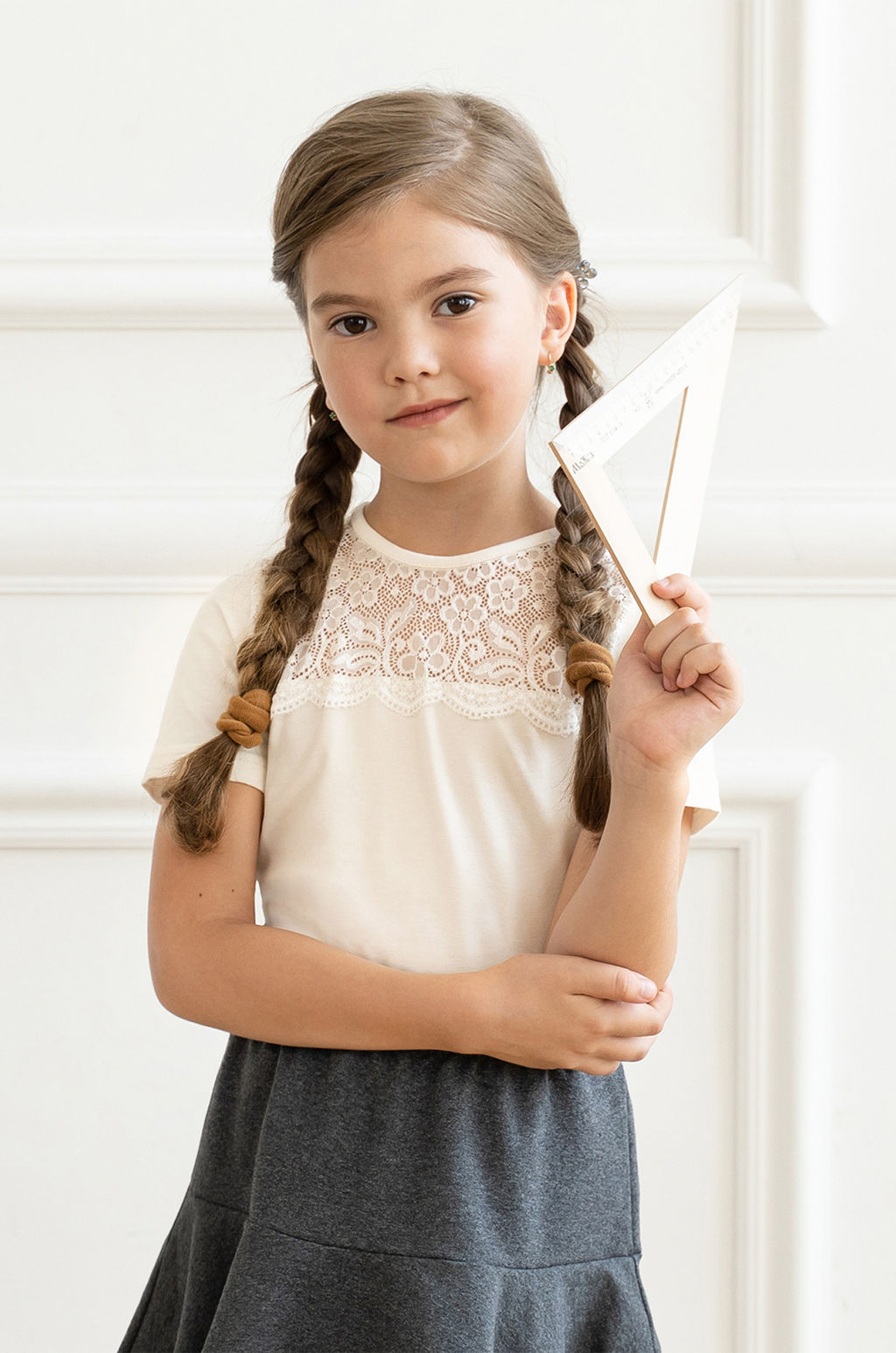 Джемпер детский молочный Д-252 (122-128, 64)