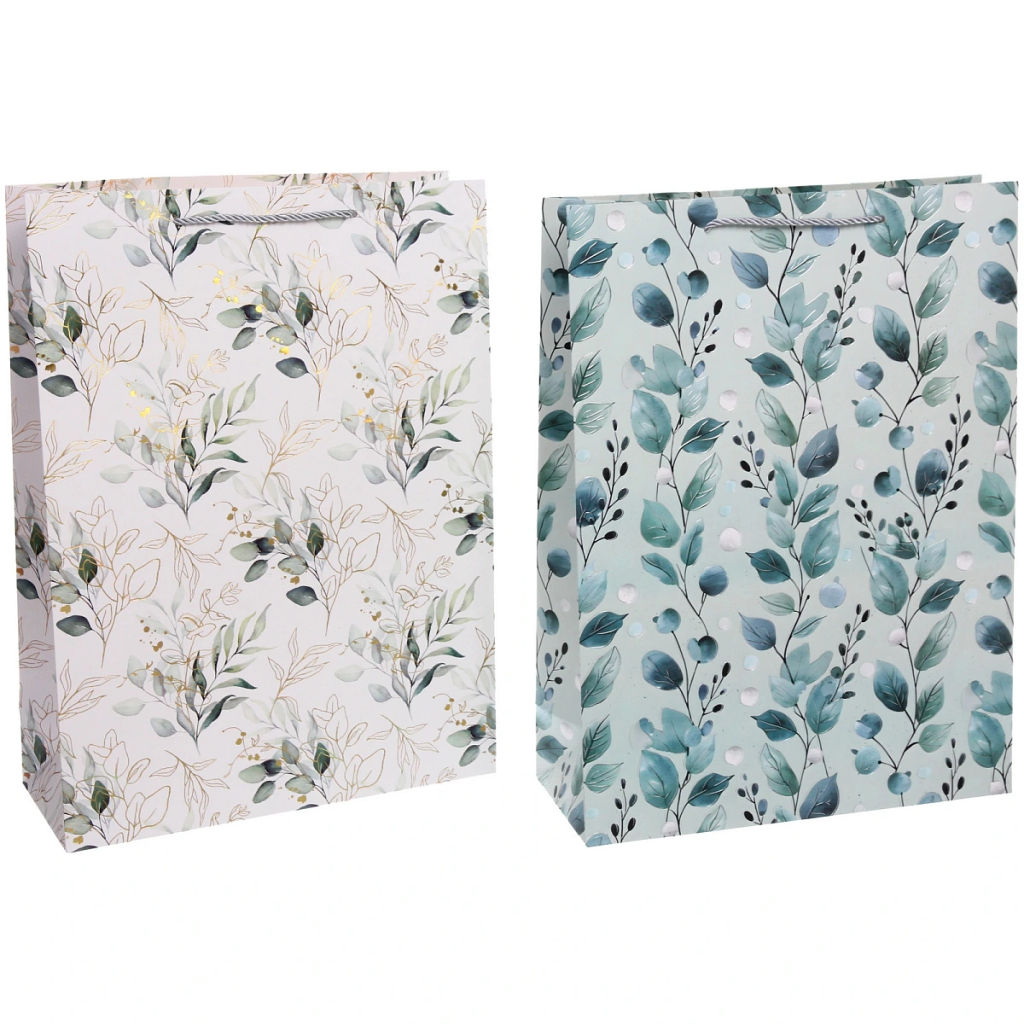 Пакет подарочный "Луговые цветы" 31*42*12 см