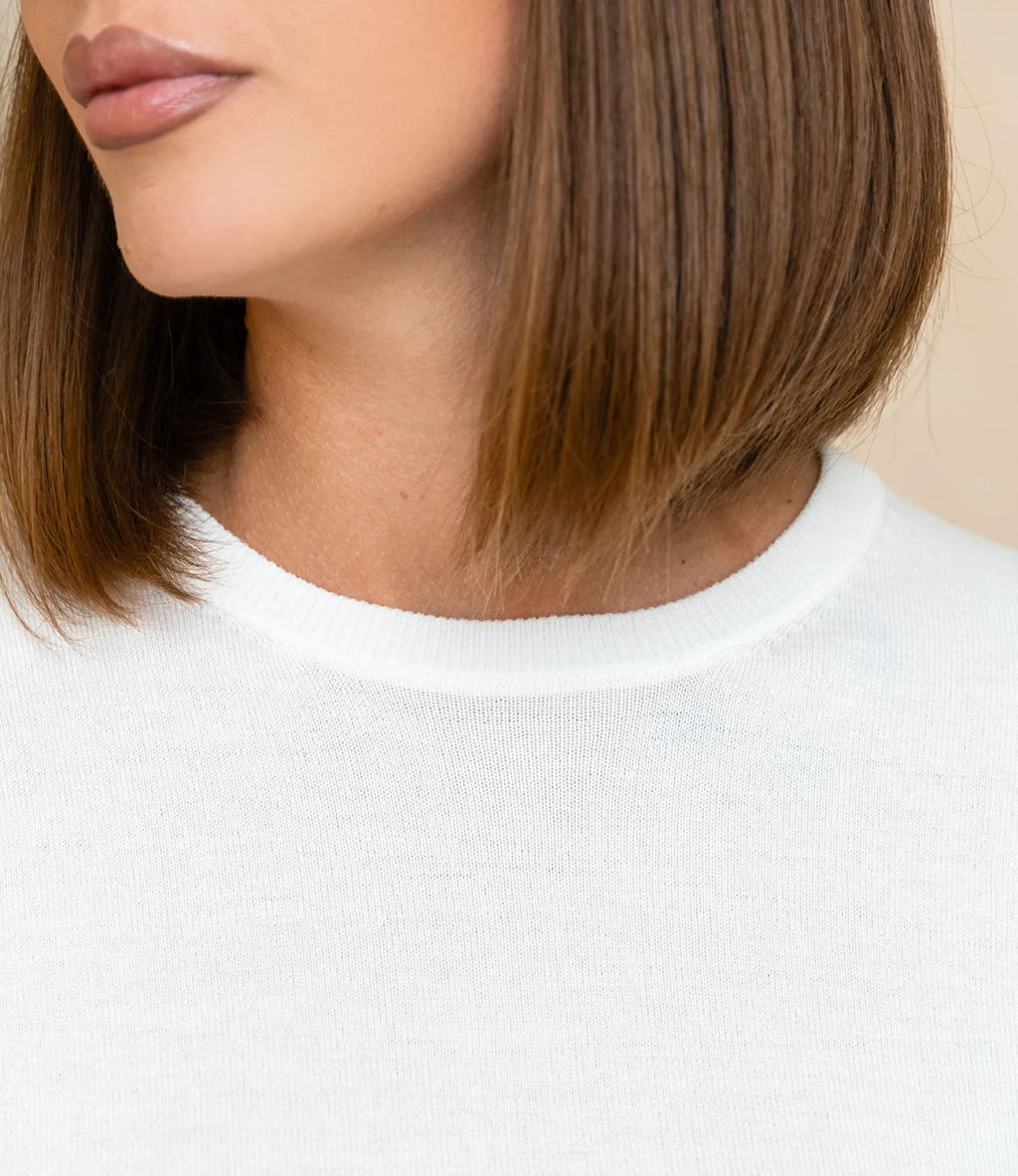 Джемпер #ОКТ125002, белый