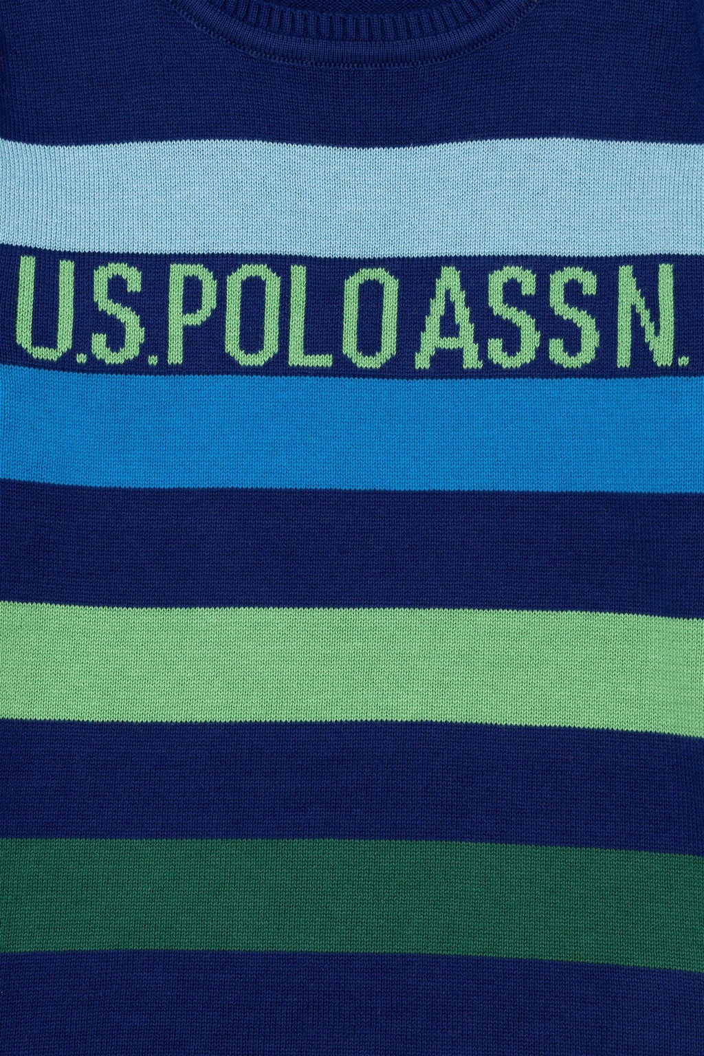 Темно-синий трикотажный свитер для мальчика - U.s. polo assn фото 8