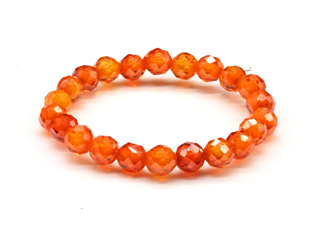 Колечко на резинке из фианитов цвет синий - Радуга камня фото 4