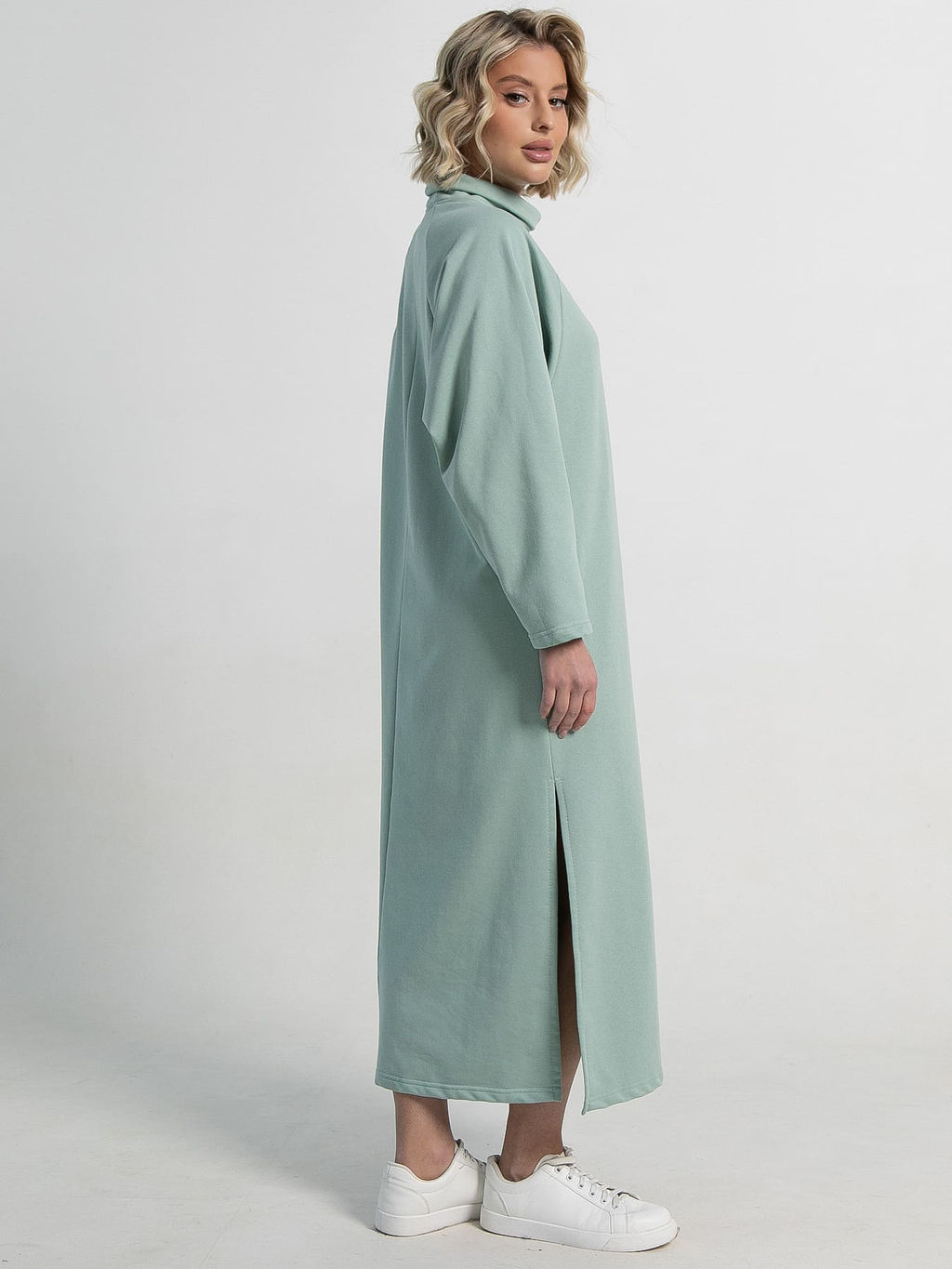 Платье Чувство комфорта (оливковое) П15199-14М - Lt collection фото 3