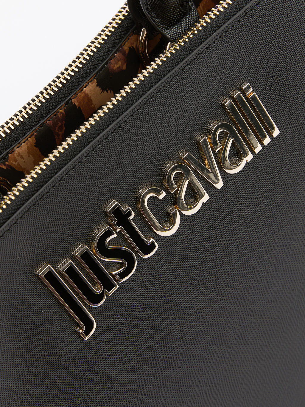 Женский тоут JUST CAVALLI METAL LETTERING Артикул 4107673, черный  фото 3
