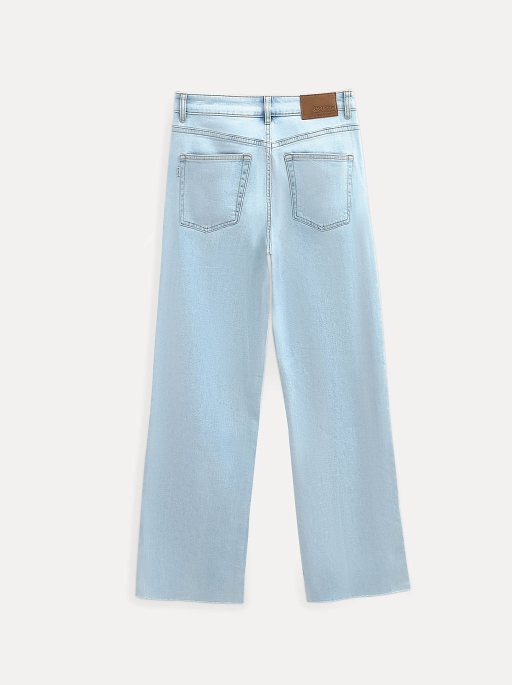 CONTE CON-784 Джинсы wide leg ULTRA-LONG небесно-голубого цвета light blue
